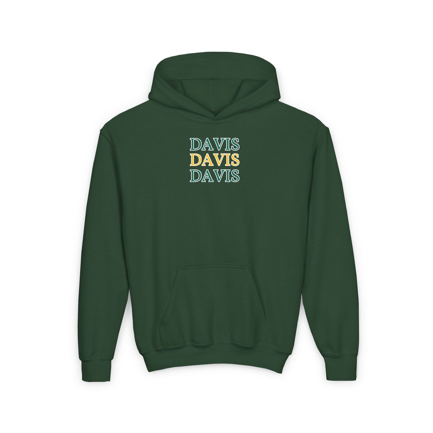 Davis Triple Threat Youth Heavy Blend Hooded Sweatshirt