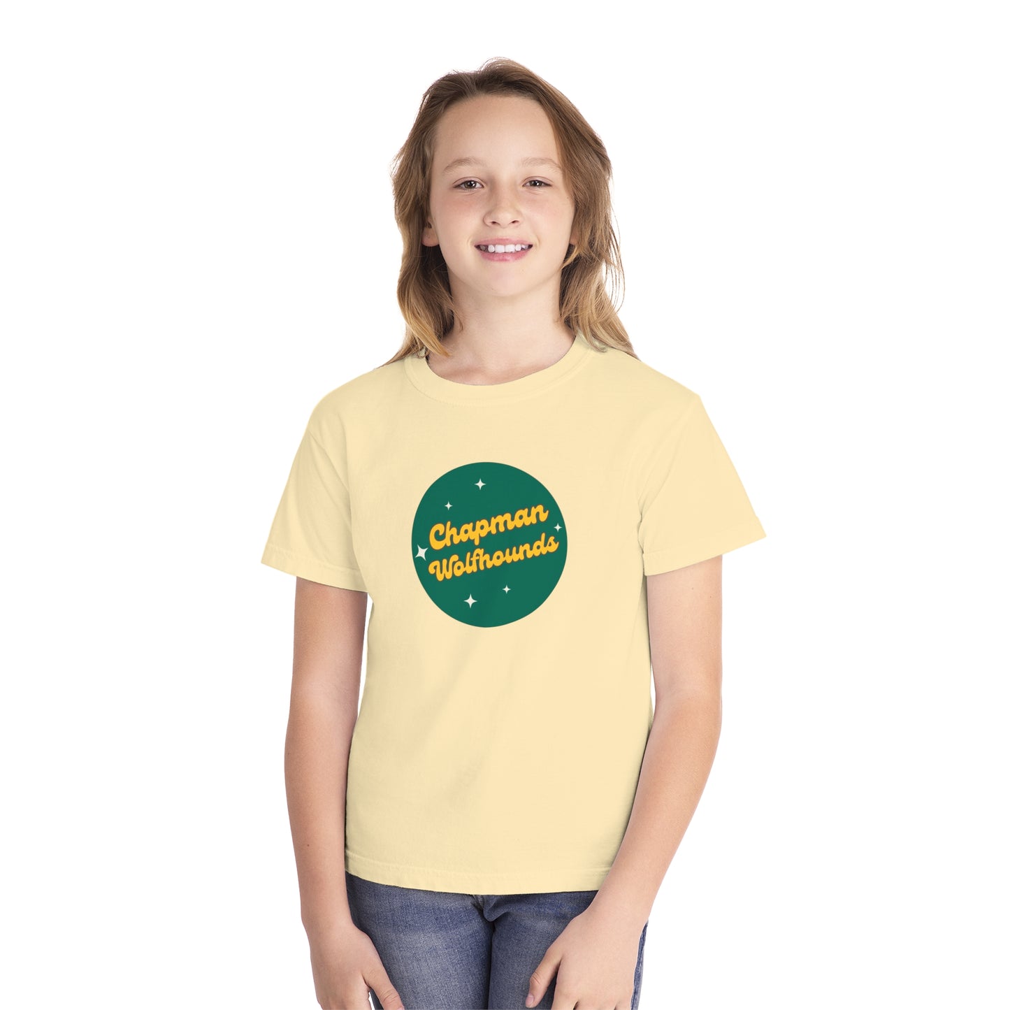 Chapman Wolfhounds Retro Youth Midweight Tee