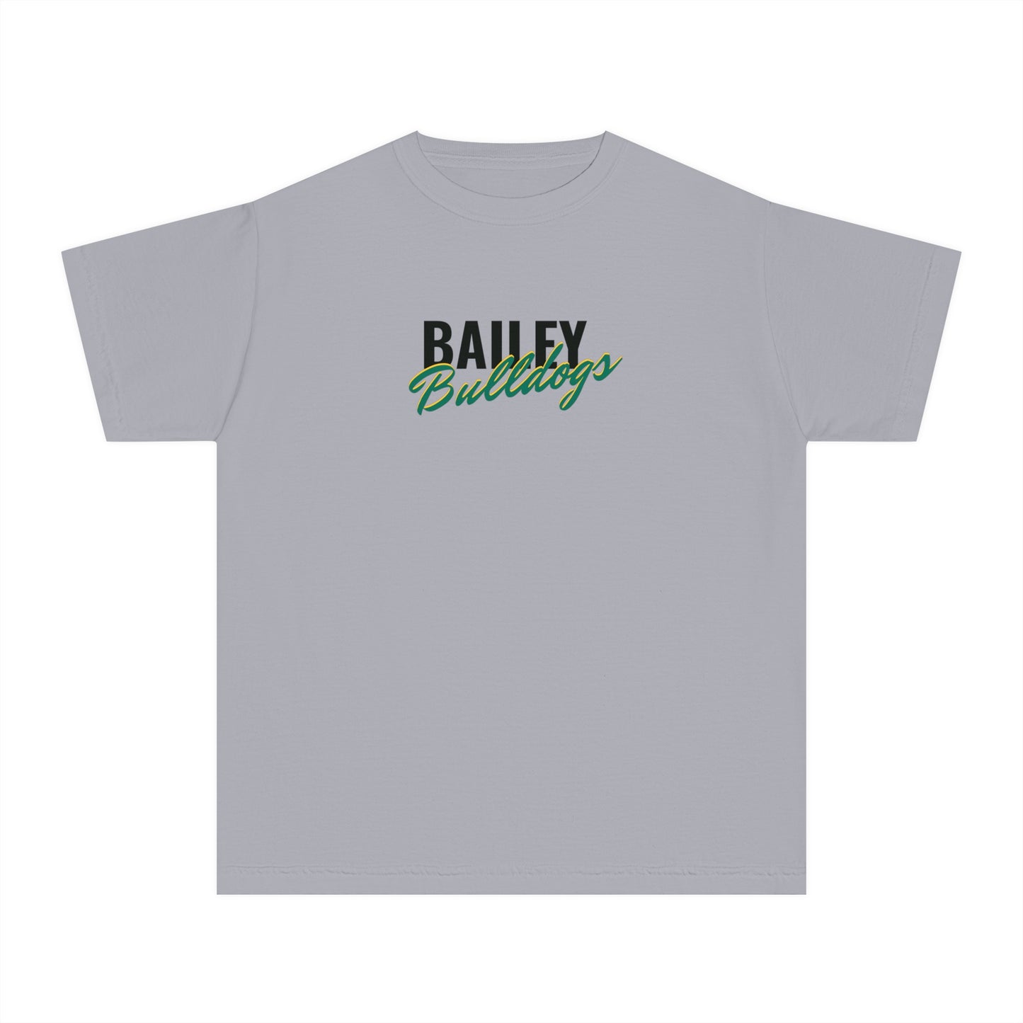 Bailey Bulldogs Script Youth Midweight Tee