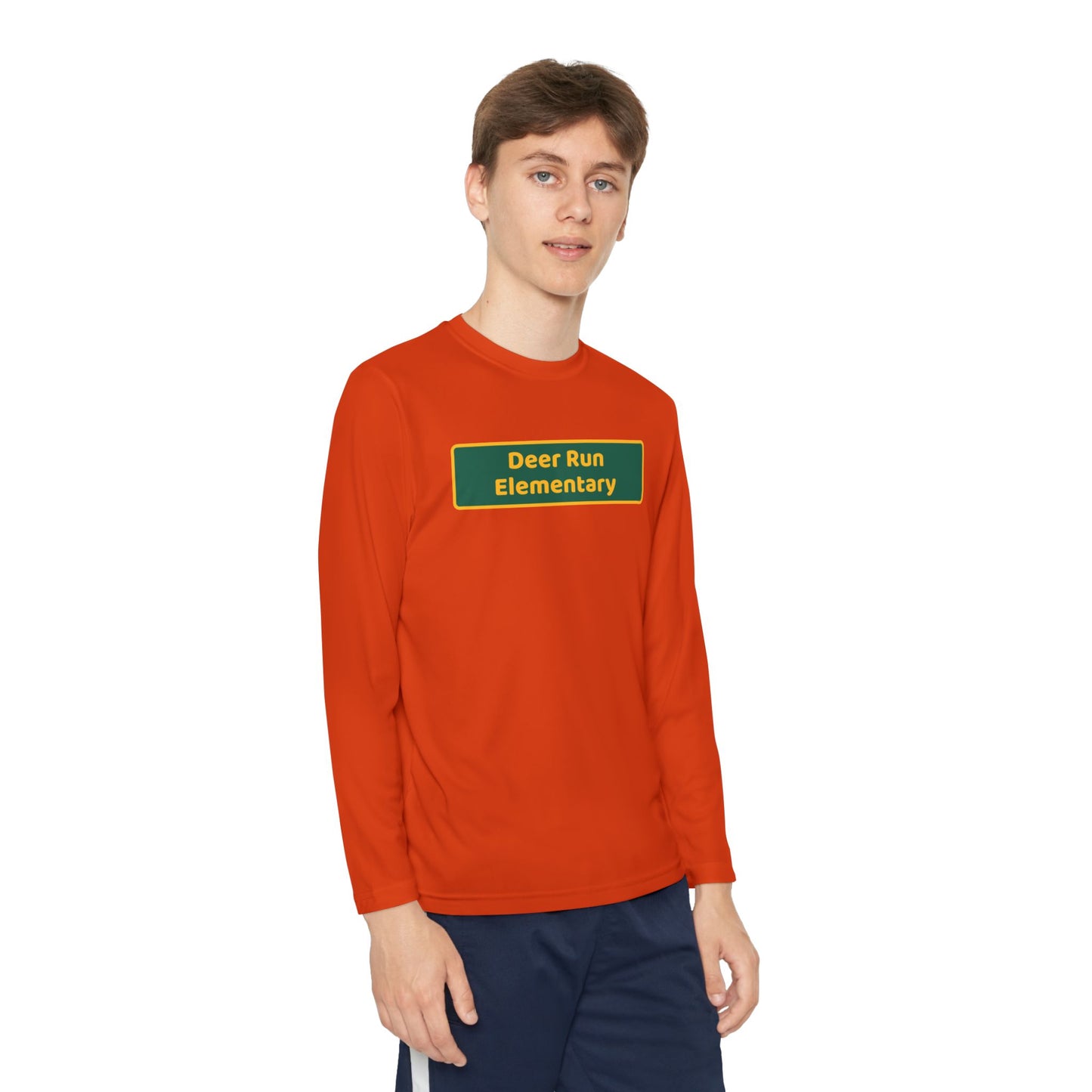 Deer Run Blackboard Youth Long Sleeve Competitor Tee