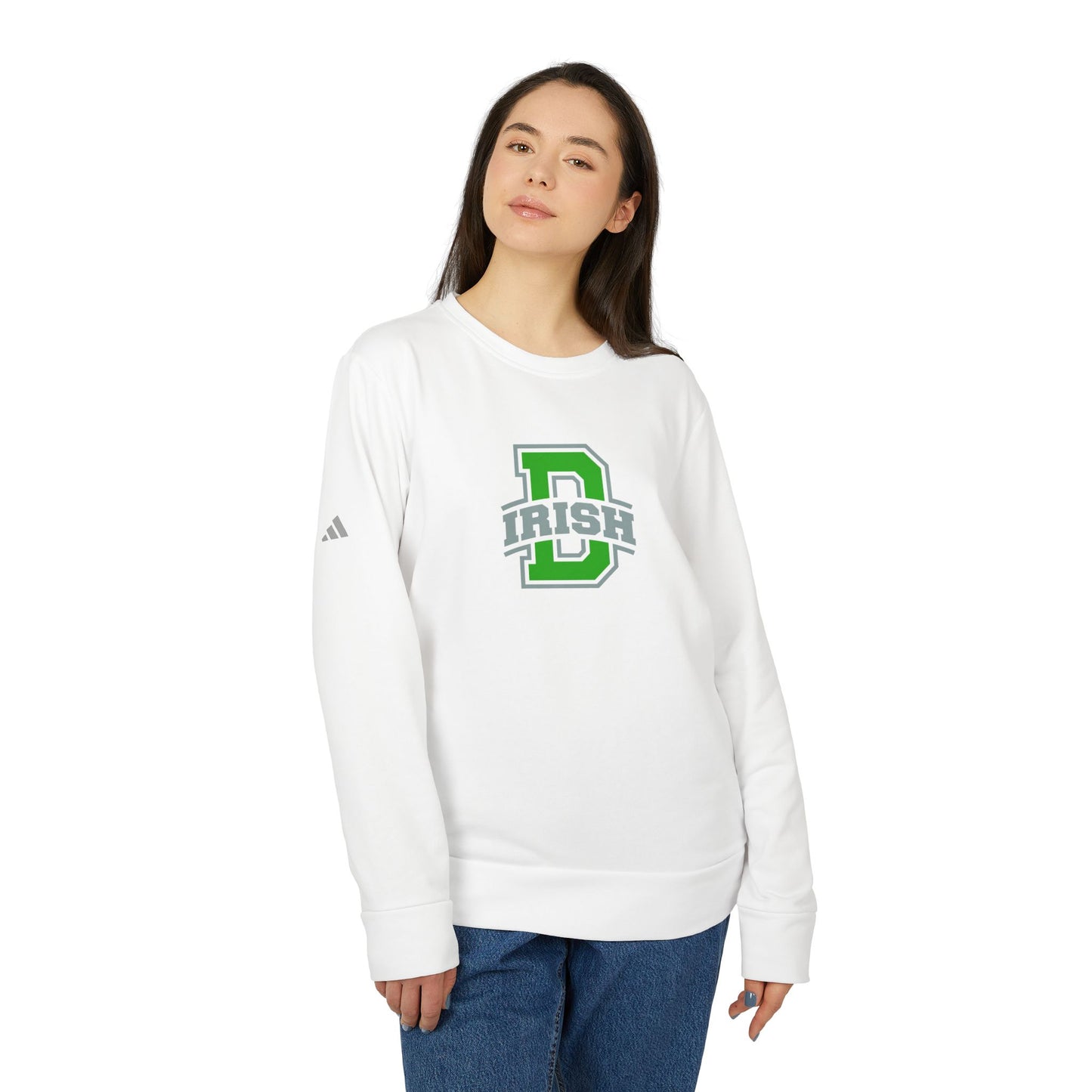 Davis Middle School adidas Unisex Fleece Crewneck Sweatshirt