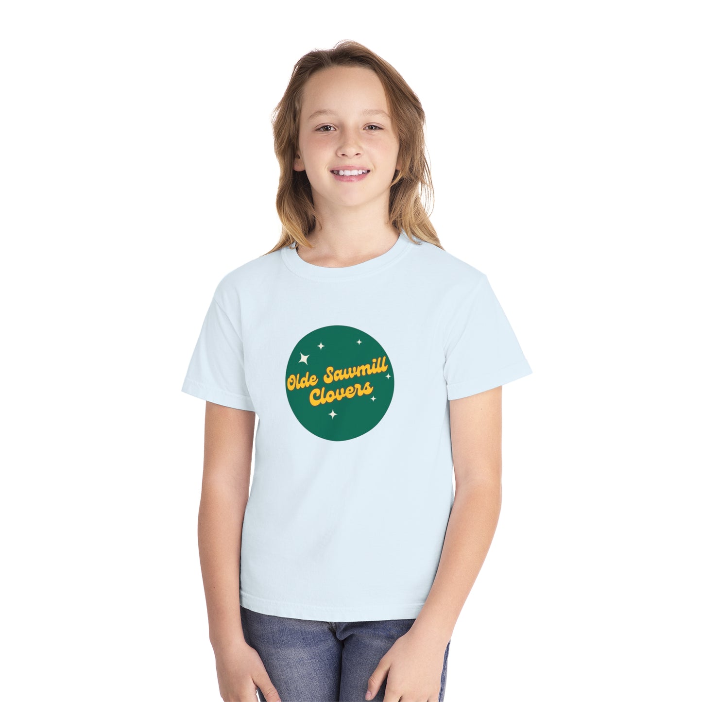 Olde Sawmill Clovers Retro Youth Midweight Tee