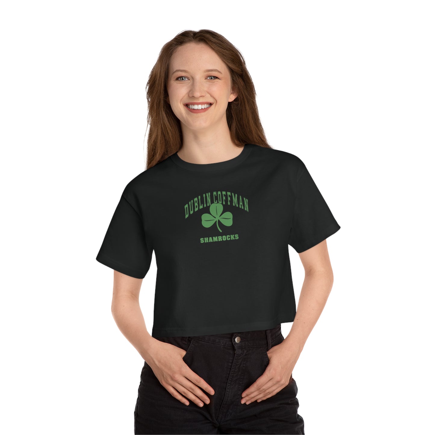 Coffman High School Champion Women's Heritage Cropped T-Shirt