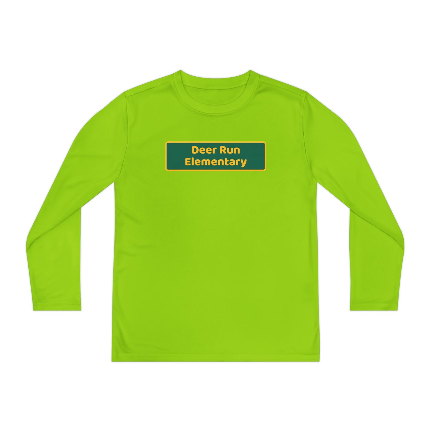 Deer Run Blackboard Youth Long Sleeve Competitor Tee