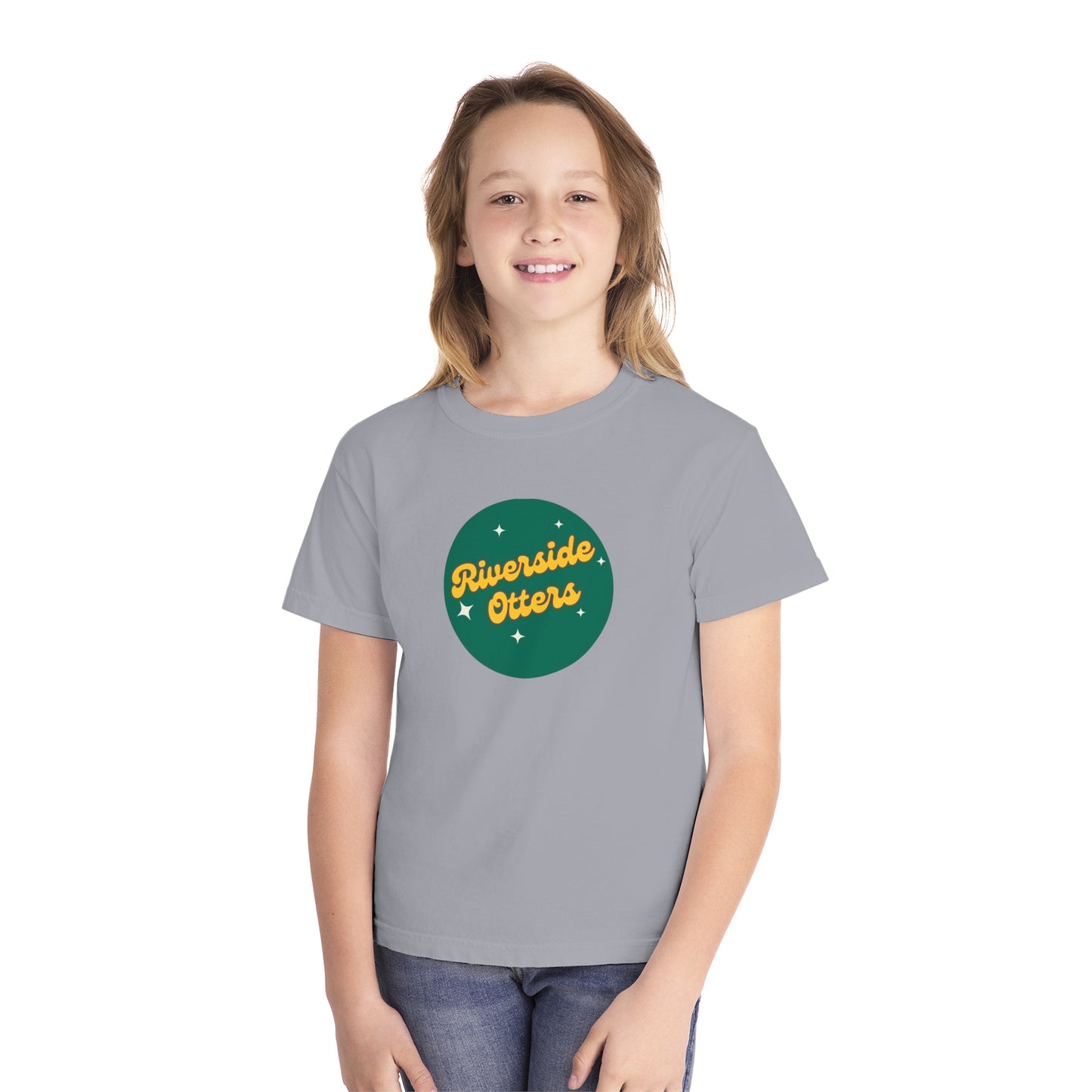 Riverside Otters Retro Youth Midweight Tee