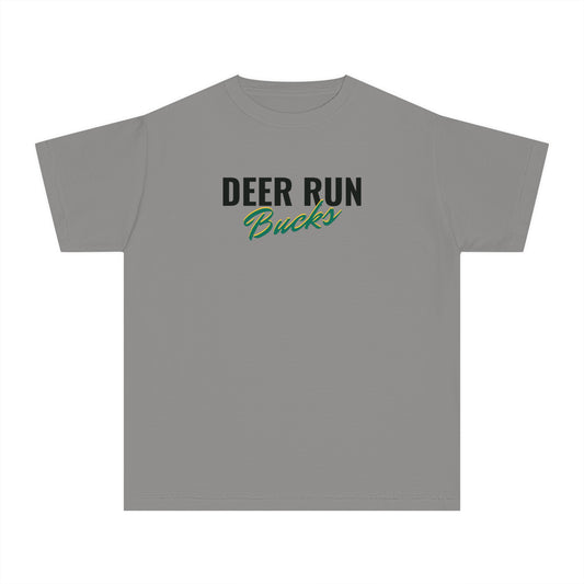 Deer Run Bucks Script Youth Midweight Tee