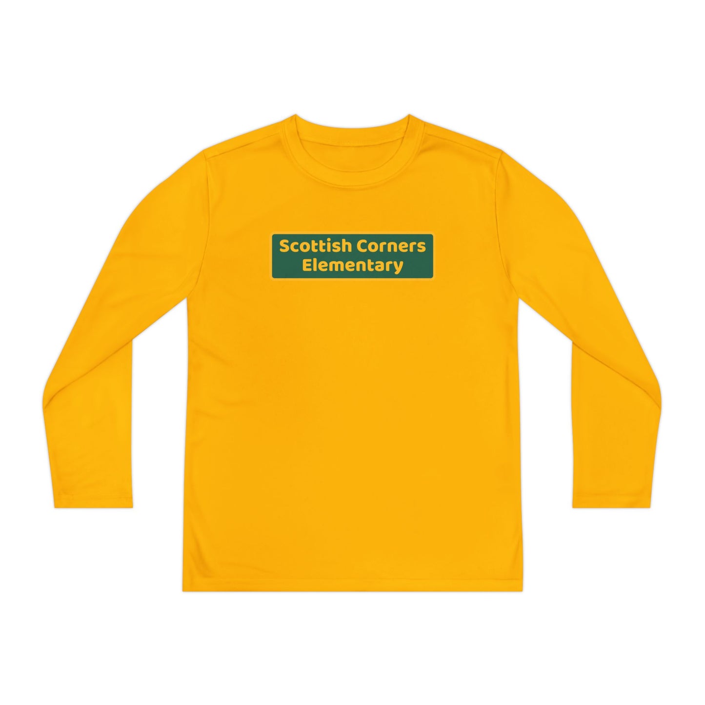 Scottish Corners Blackboard Youth Long Sleeve Competitor Tee