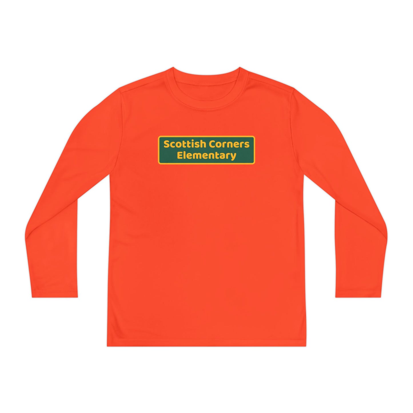 Scottish Corners Blackboard Youth Long Sleeve Competitor Tee