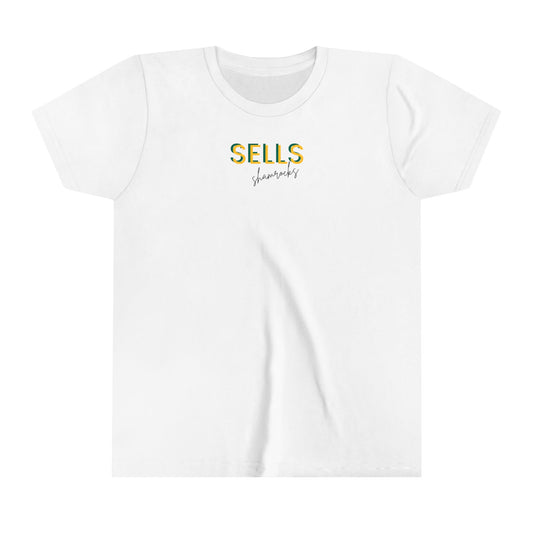 Sells Script Mascot Youth Short Sleeve Tee