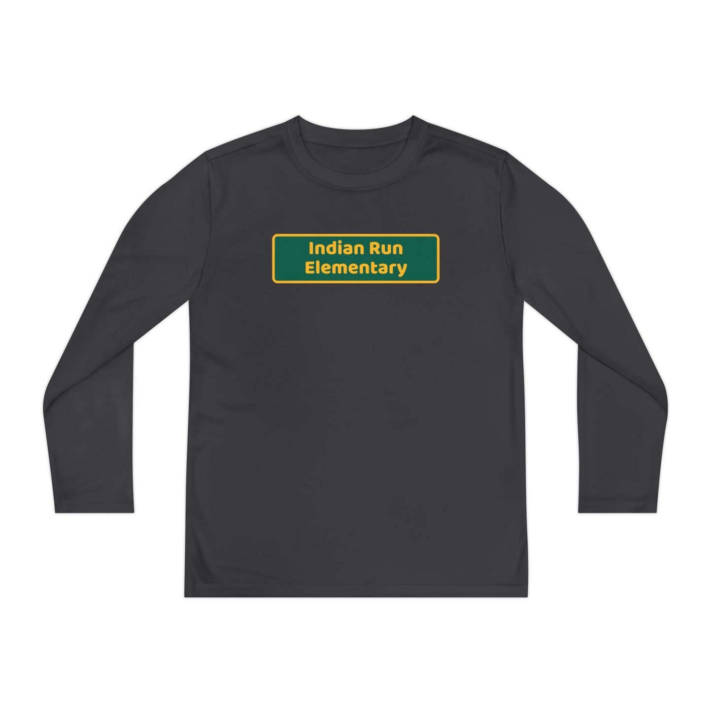 Indian Run Blackboard Youth Long Sleeve Competitor Tee