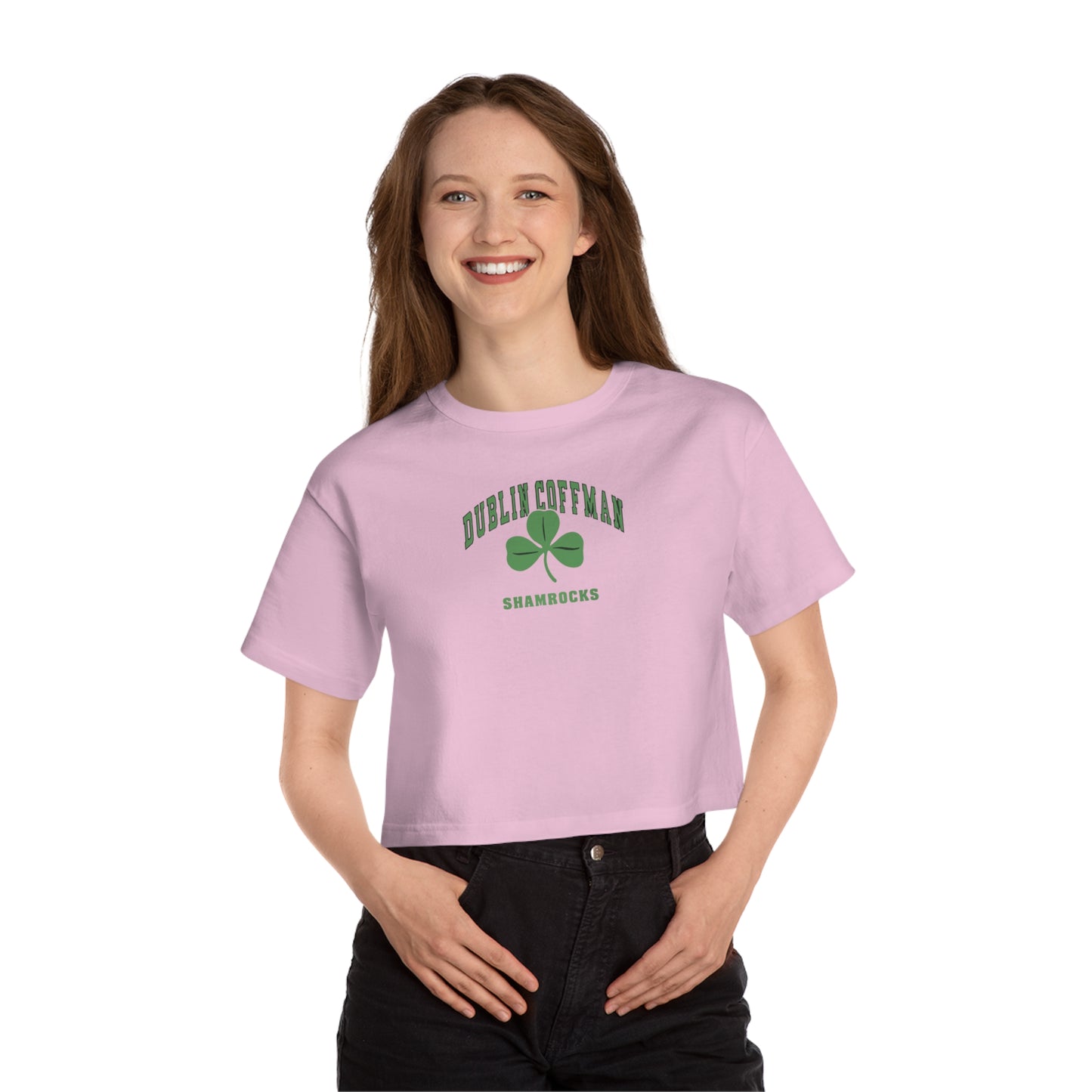 Coffman High School Champion Women's Heritage Cropped T-Shirt