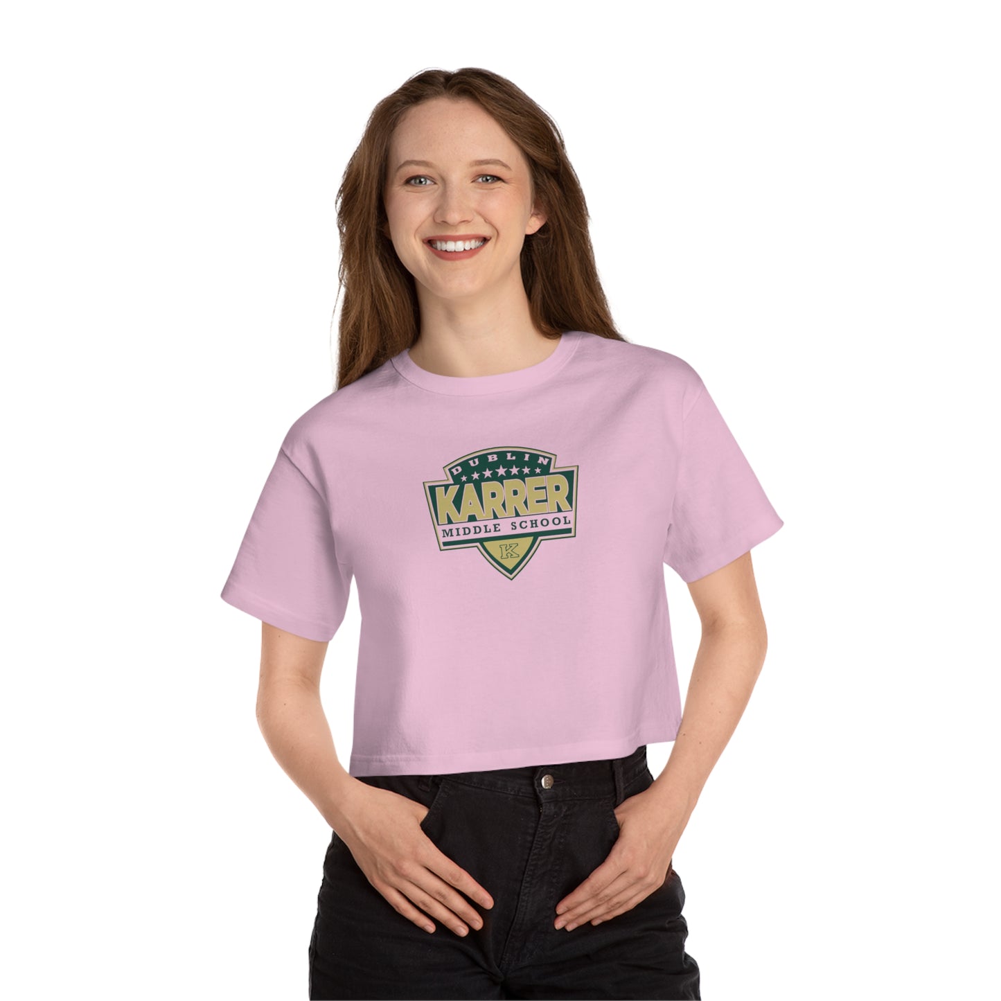 Karrer Middle School Champion Women's Heritage Cropped T-Shirt