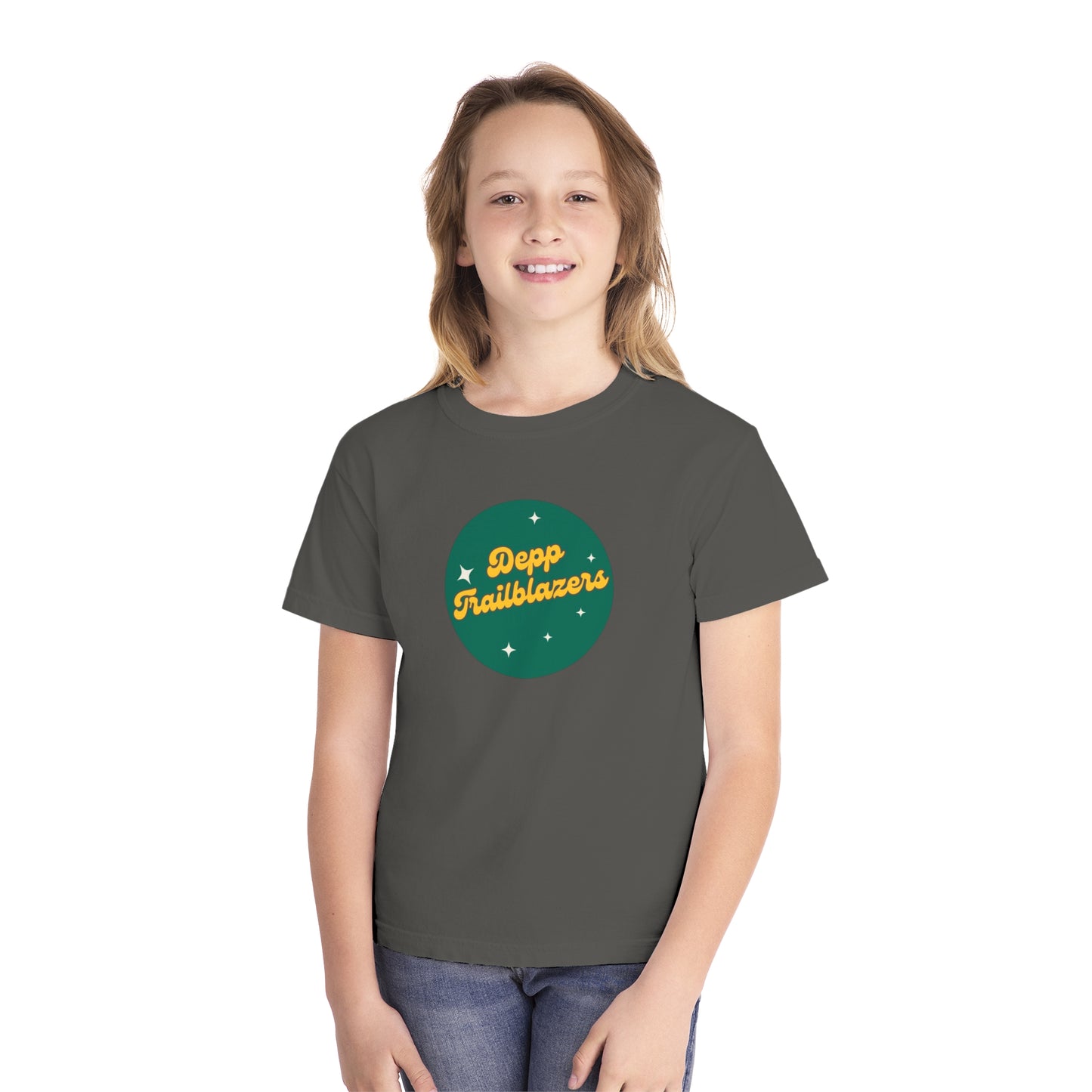 Depp Trailblazers Retro Youth Midweight Tee