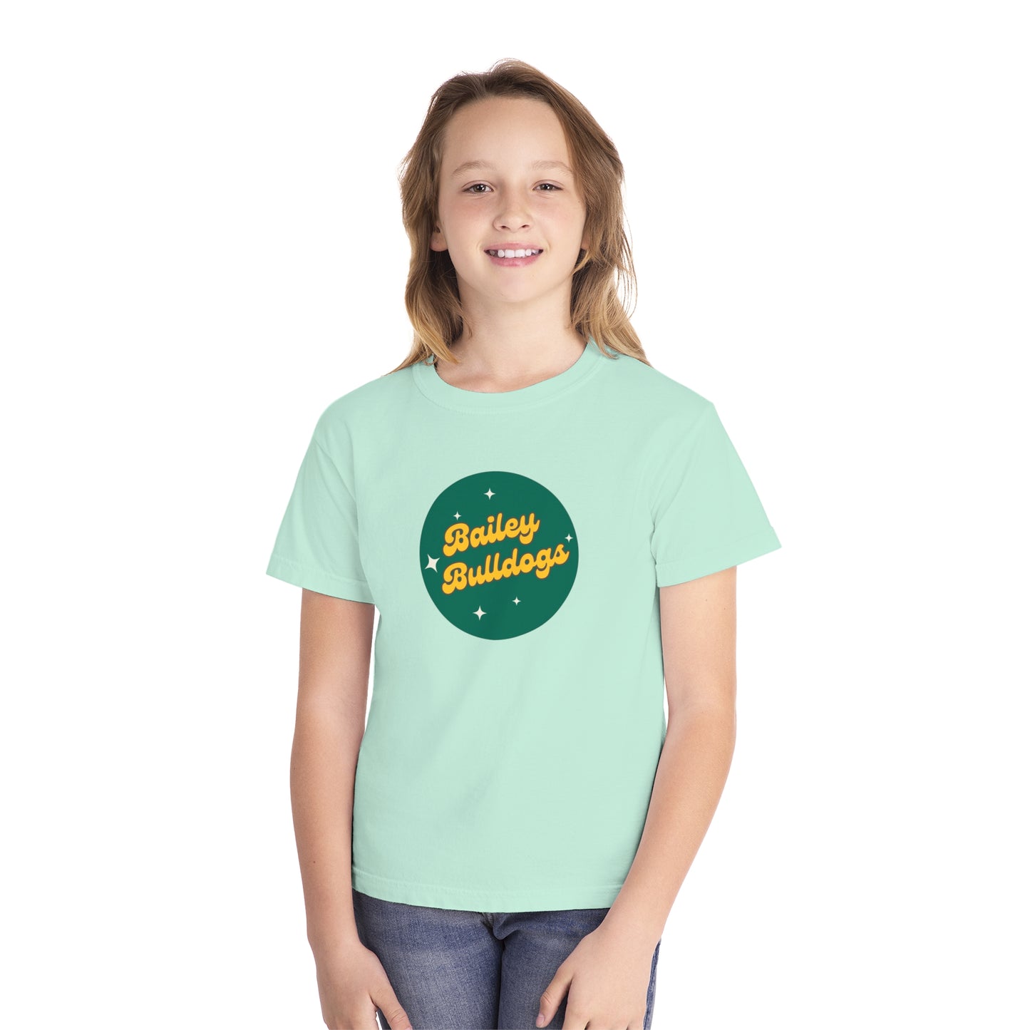 Bailey Bulldogs Retro Youth Midweight Tee