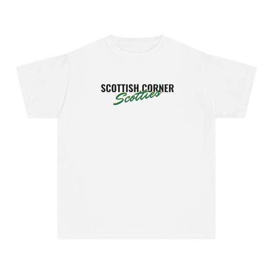 Scottish Corners Scotties Script Youth Midweight Tee