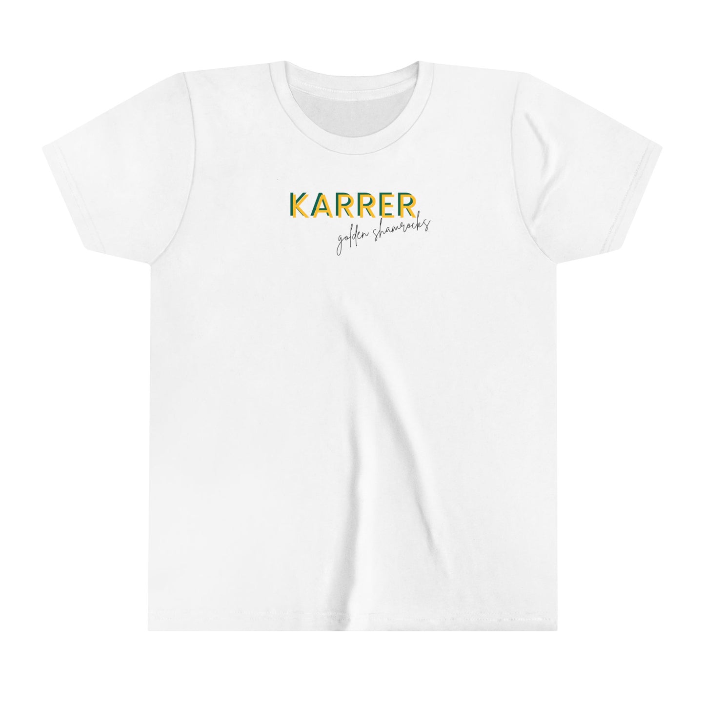 Karrer Script Mascot Youth Short Sleeve Tee