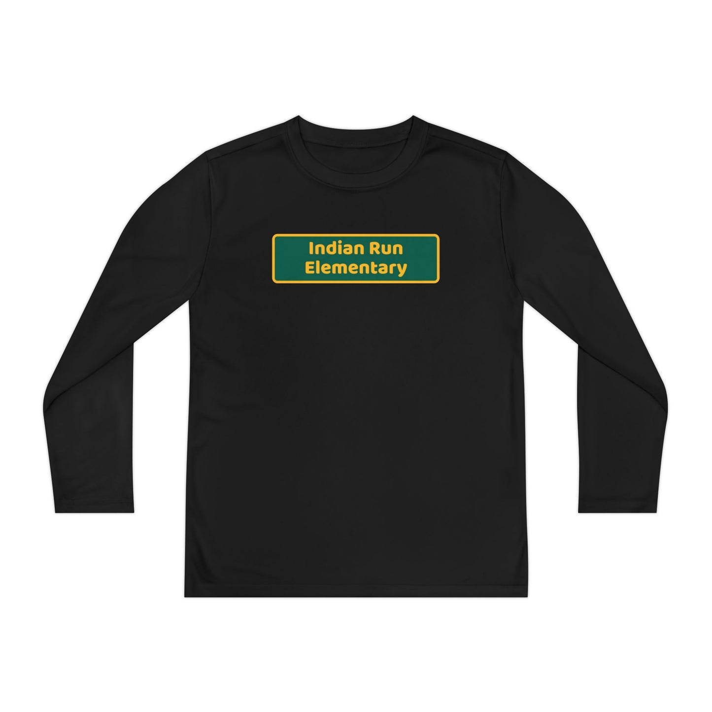 Indian Run Blackboard Youth Long Sleeve Competitor Tee