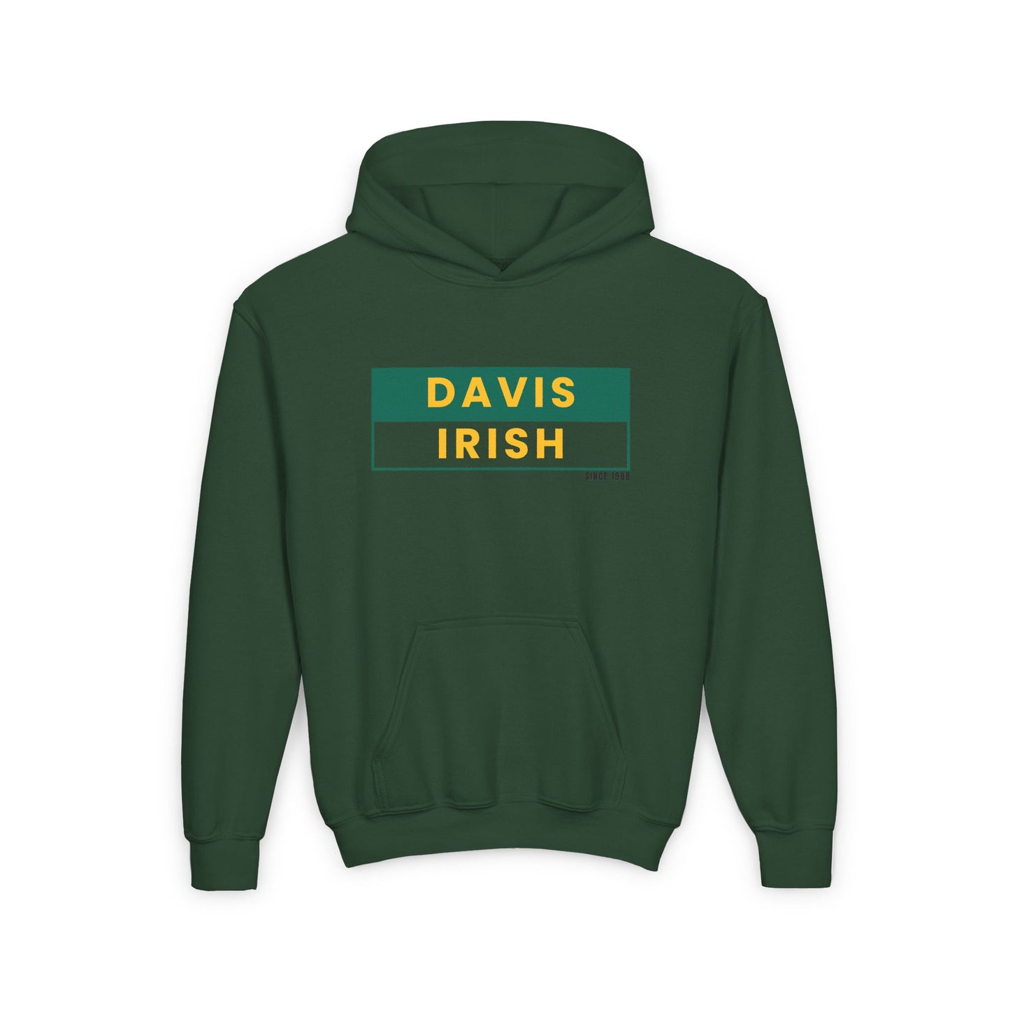 Davis Irish Youth Heavy Blend Hooded Sweatshirt