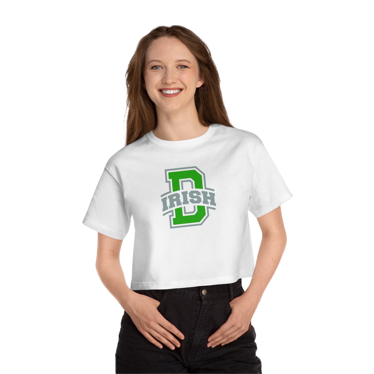 Davis Middle School Champion Women's Heritage Cropped T-Shirt