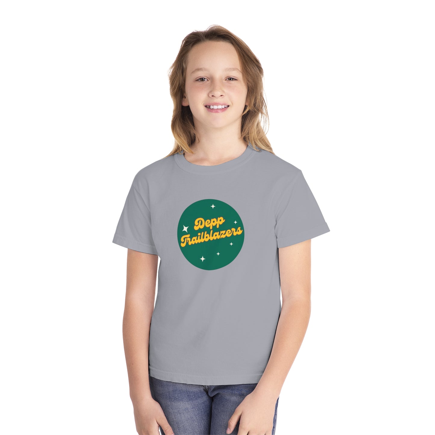 Depp Trailblazers Retro Youth Midweight Tee