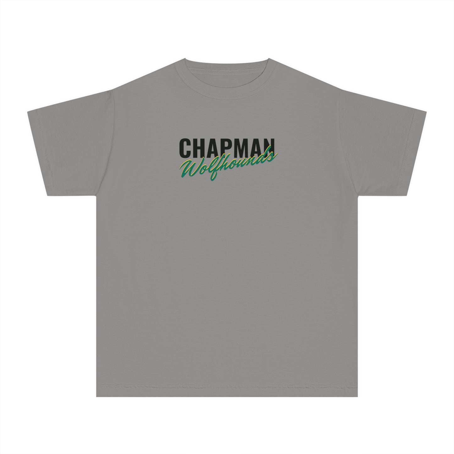 Chapman Wolfhounds Script Youth Midweight Tee