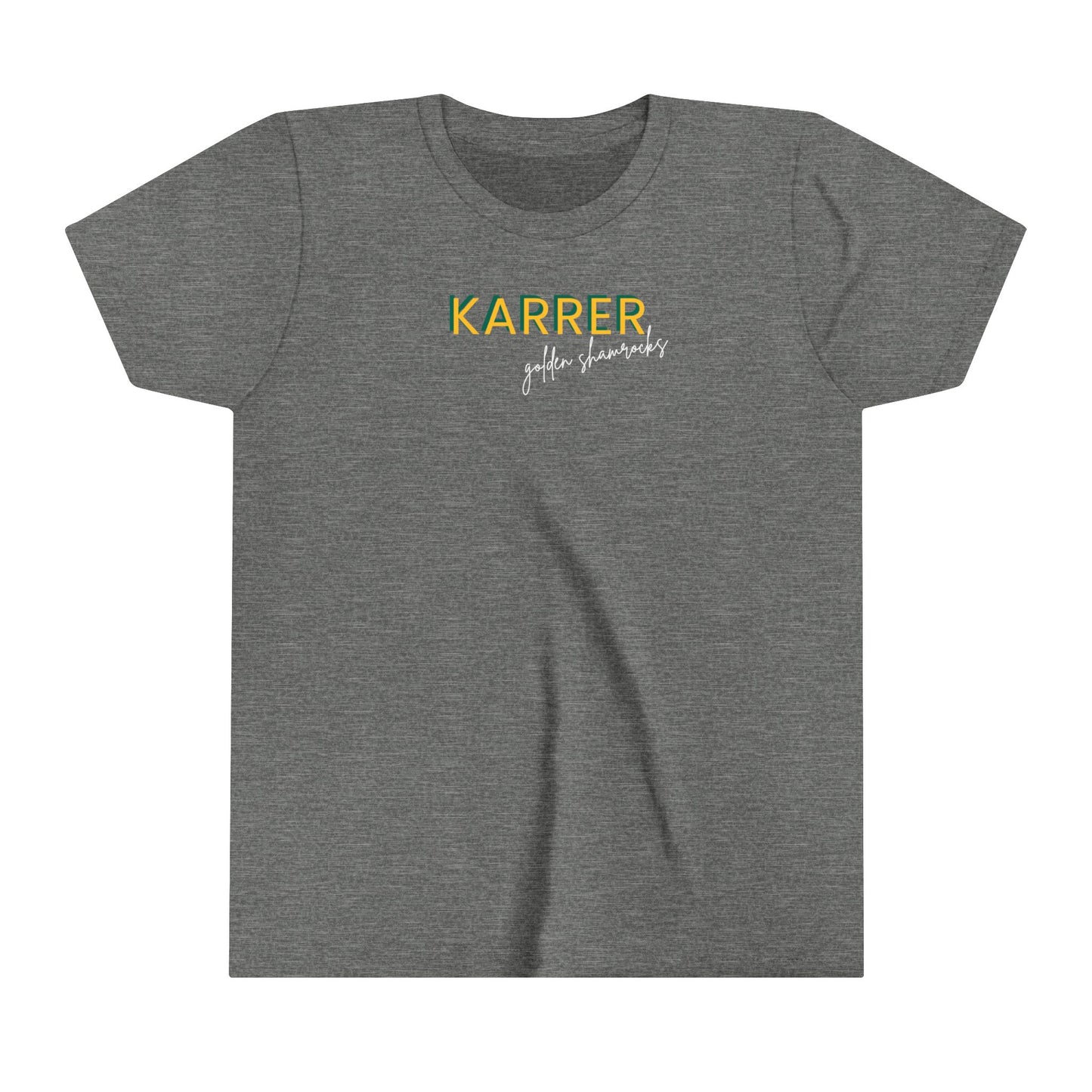 Karrer Script Mascot Youth Short Sleeve Tee