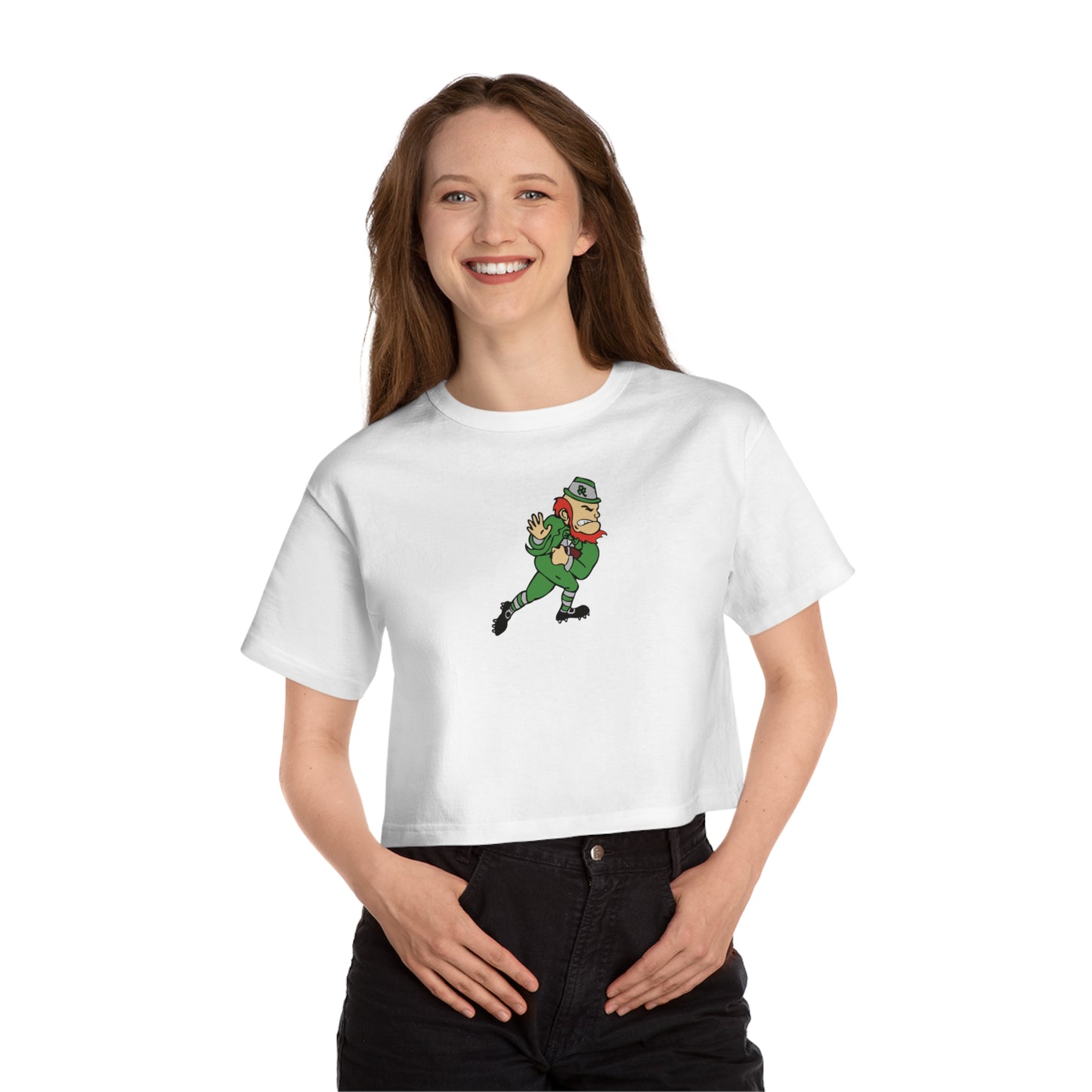 Scioto High School Champion Women's Heritage Cropped T-Shirt