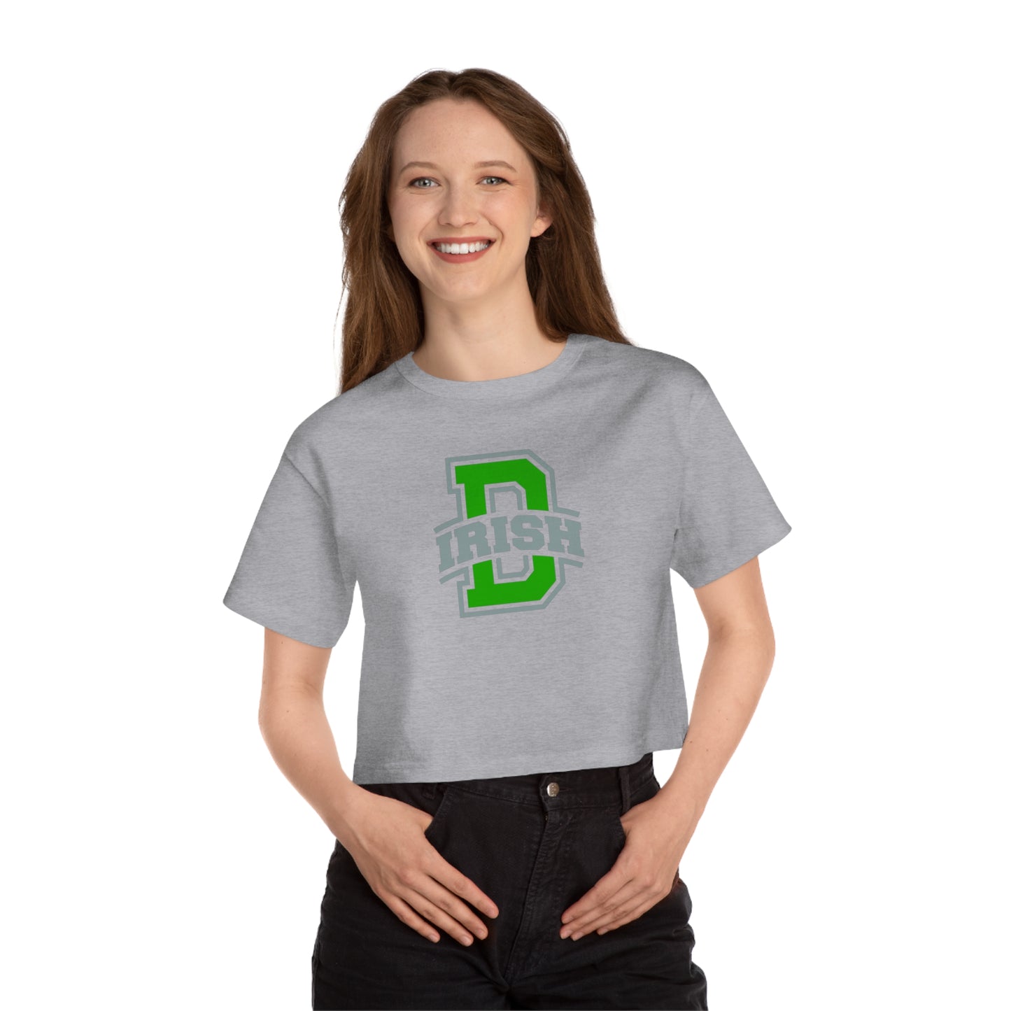 Davis Middle School Champion Women's Heritage Cropped T-Shirt