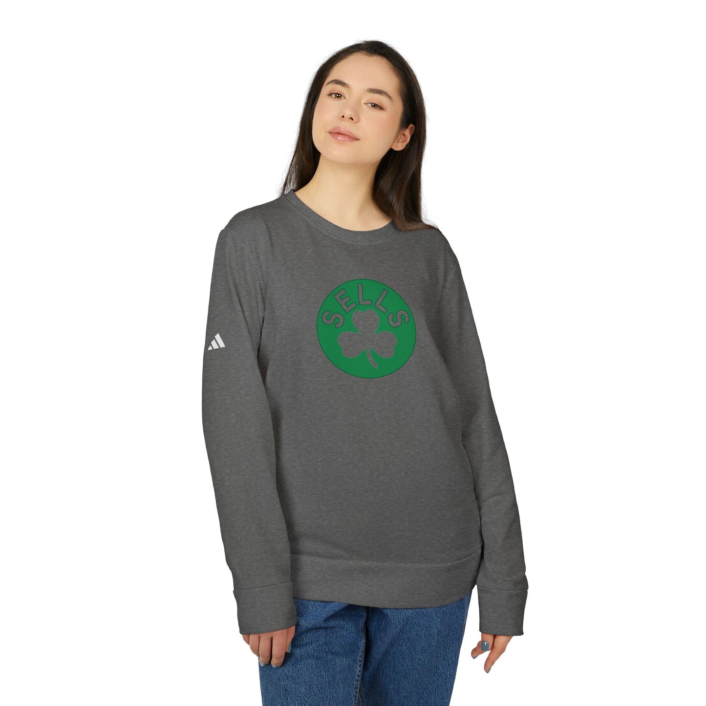 Sells Middle School adidas Unisex Fleece Crewneck Sweatshirt