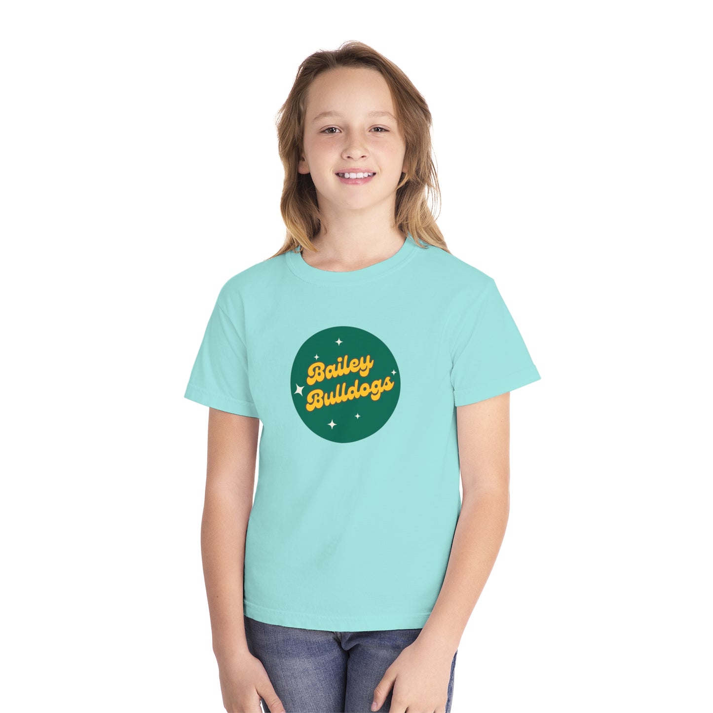 Bailey Bulldogs Retro Youth Midweight Tee