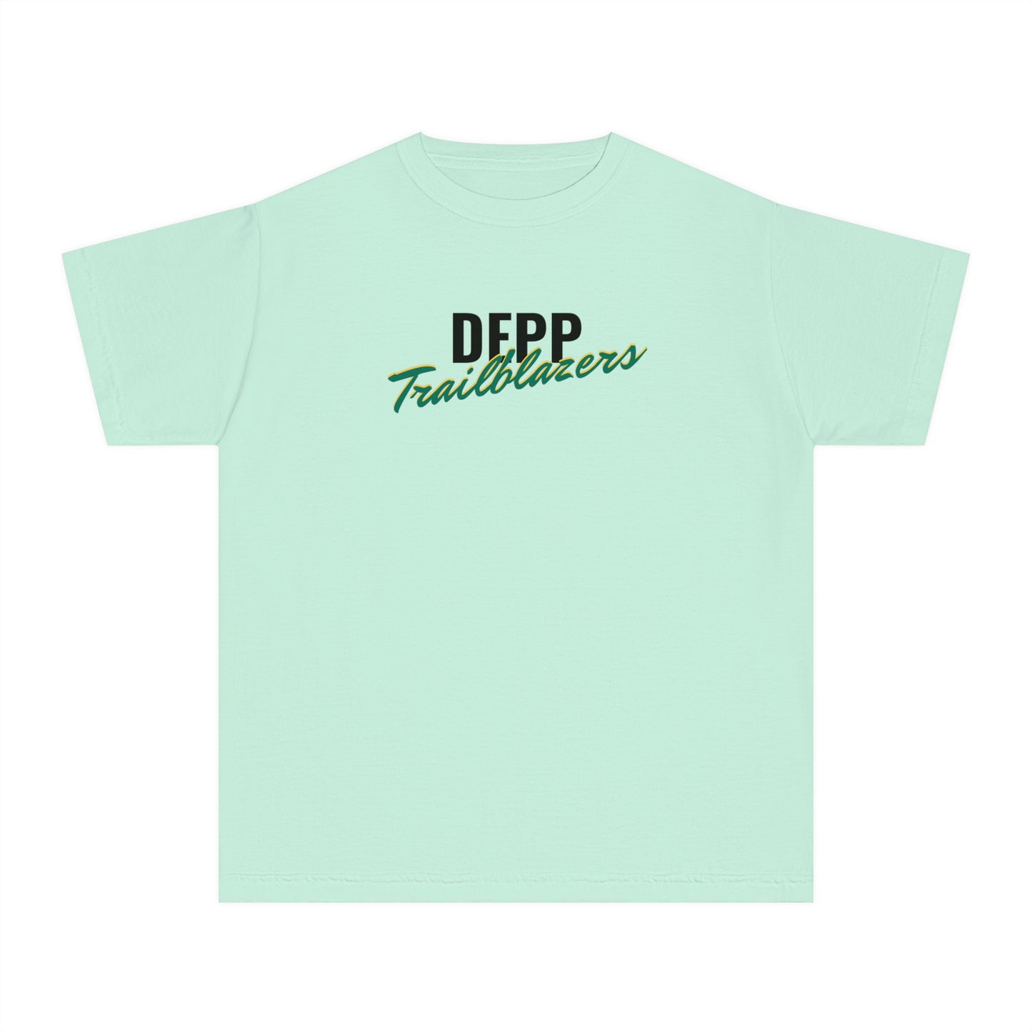 Depp Trailblazers Script Youth Midweight Tee