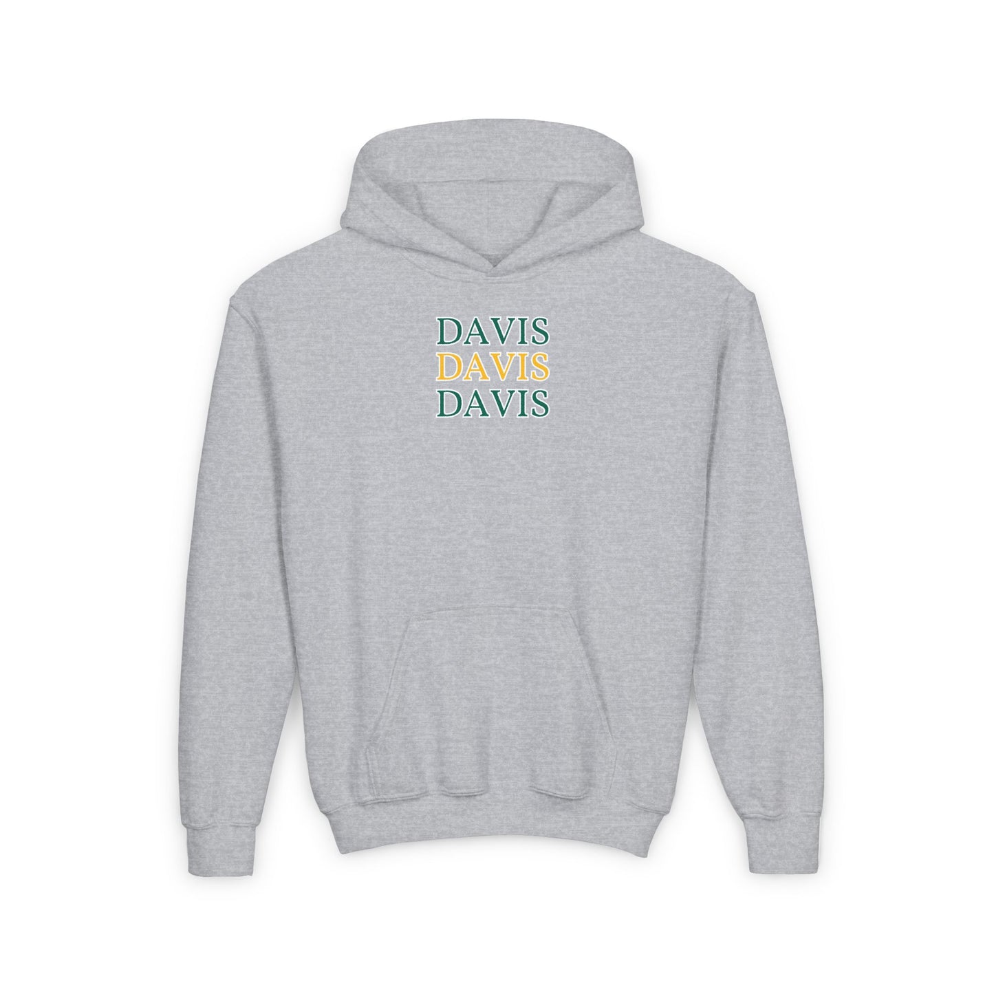 Davis Triple Threat Youth Heavy Blend Hooded Sweatshirt