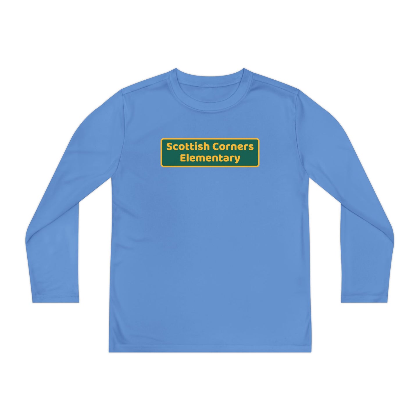 Scottish Corners Blackboard Youth Long Sleeve Competitor Tee