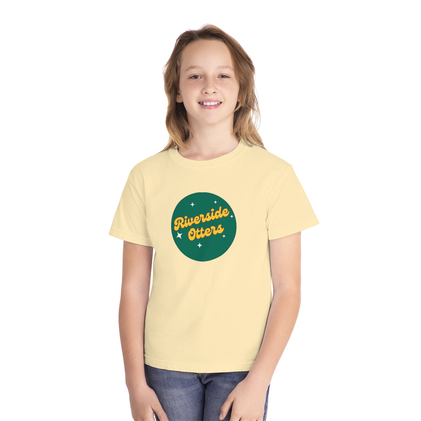 Riverside Otters Retro Youth Midweight Tee