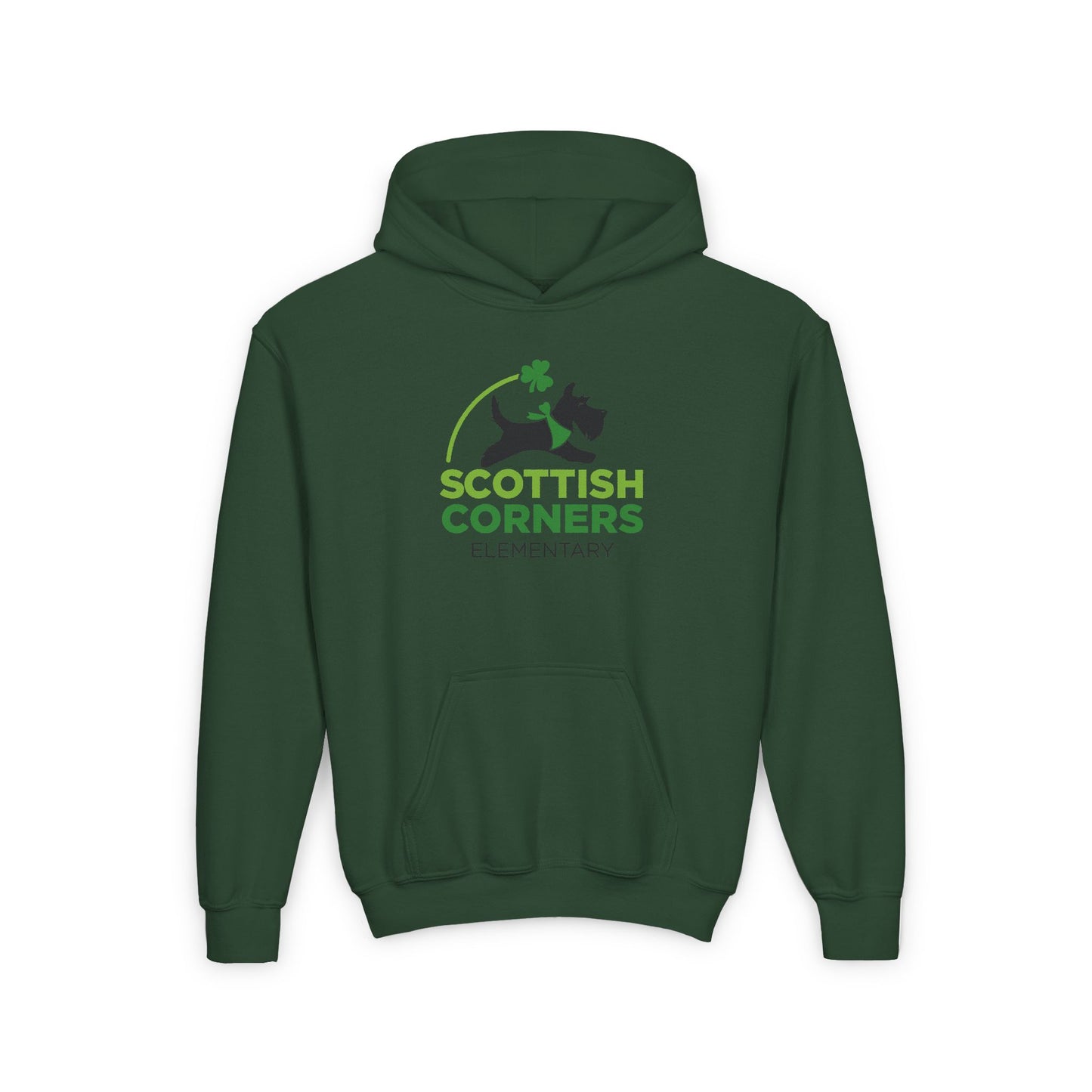 Scottish Corners Elementary Youth Heavy Blend Hooded Sweatshirt