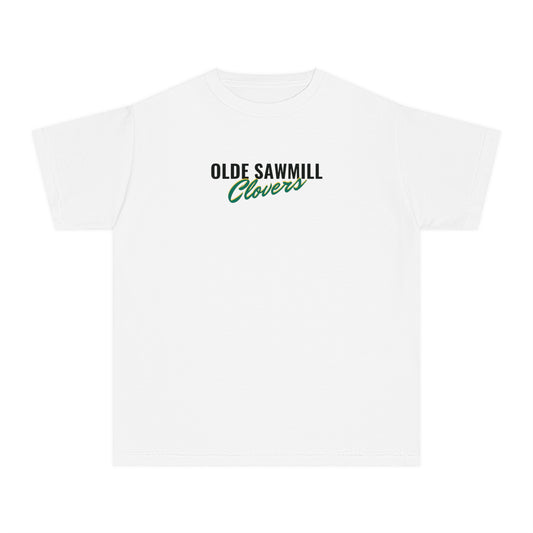 Olde Sawmill Clovers Script Youth Midweight Tee