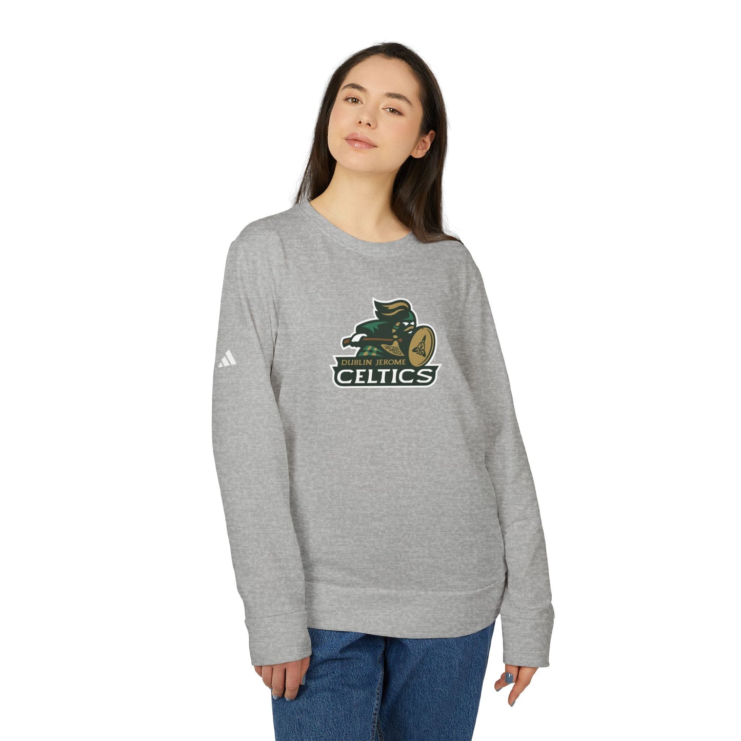 Jerome High School Celtic Warrior adidas Unisex Fleece Crewneck Sweatshirt