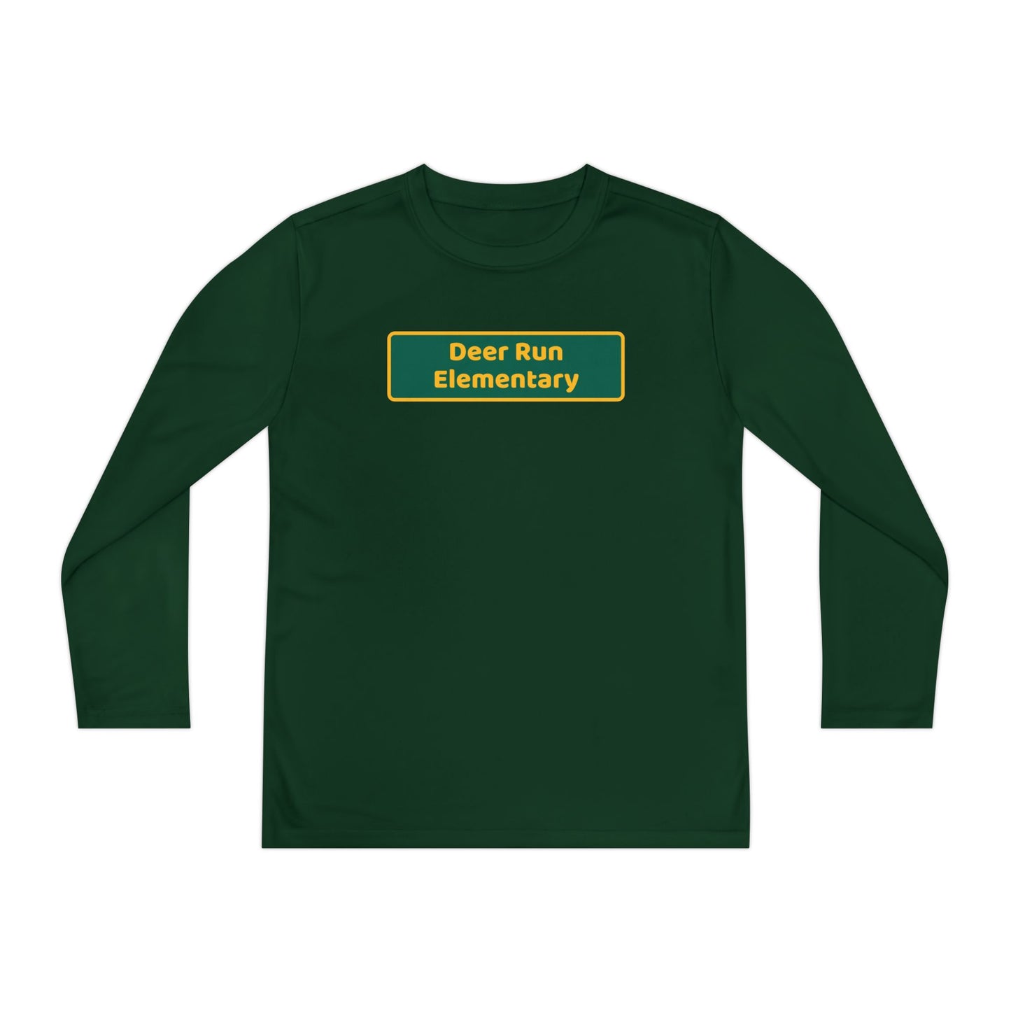 Deer Run Blackboard Youth Long Sleeve Competitor Tee