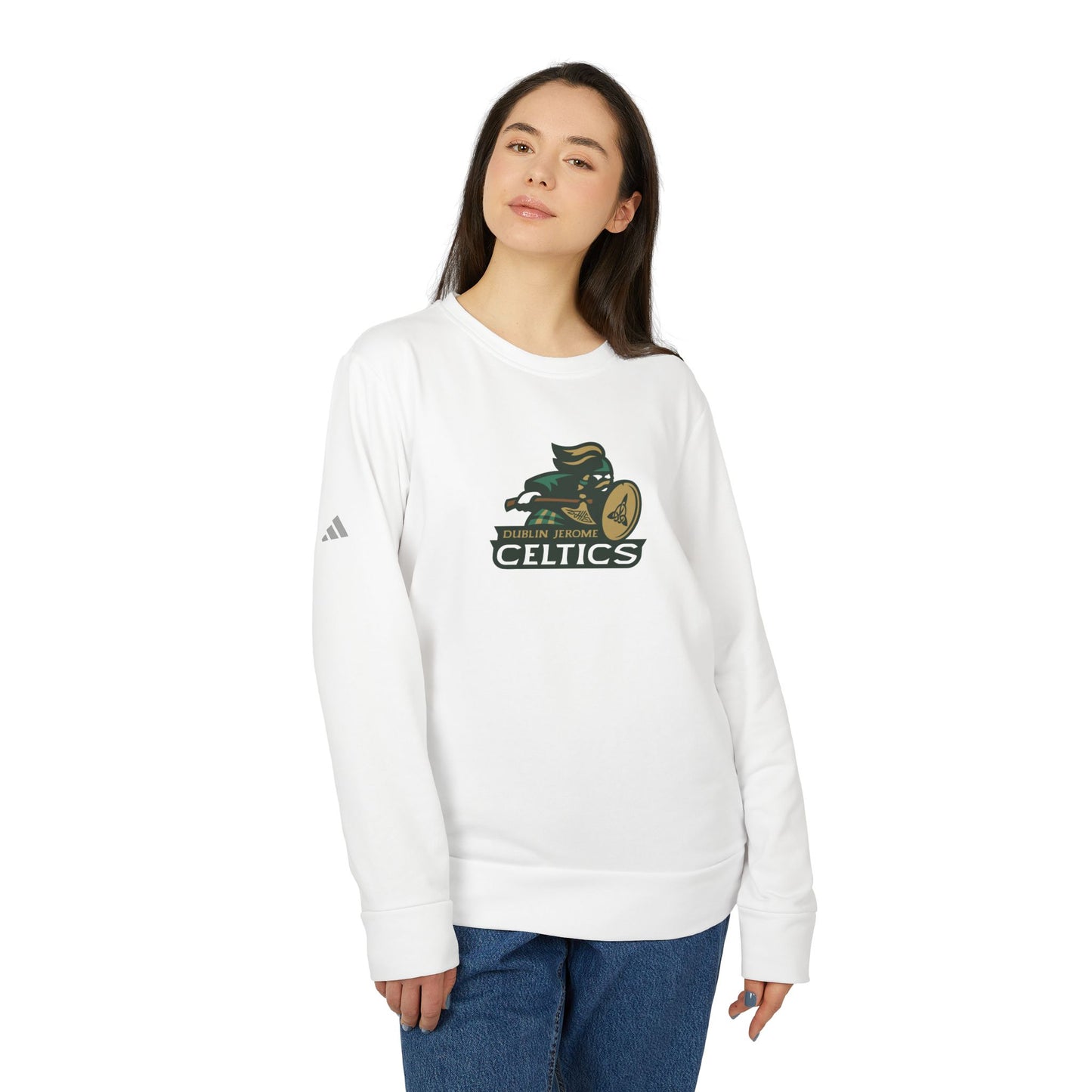 Jerome High School Celtic Warrior adidas Unisex Fleece Crewneck Sweatshirt