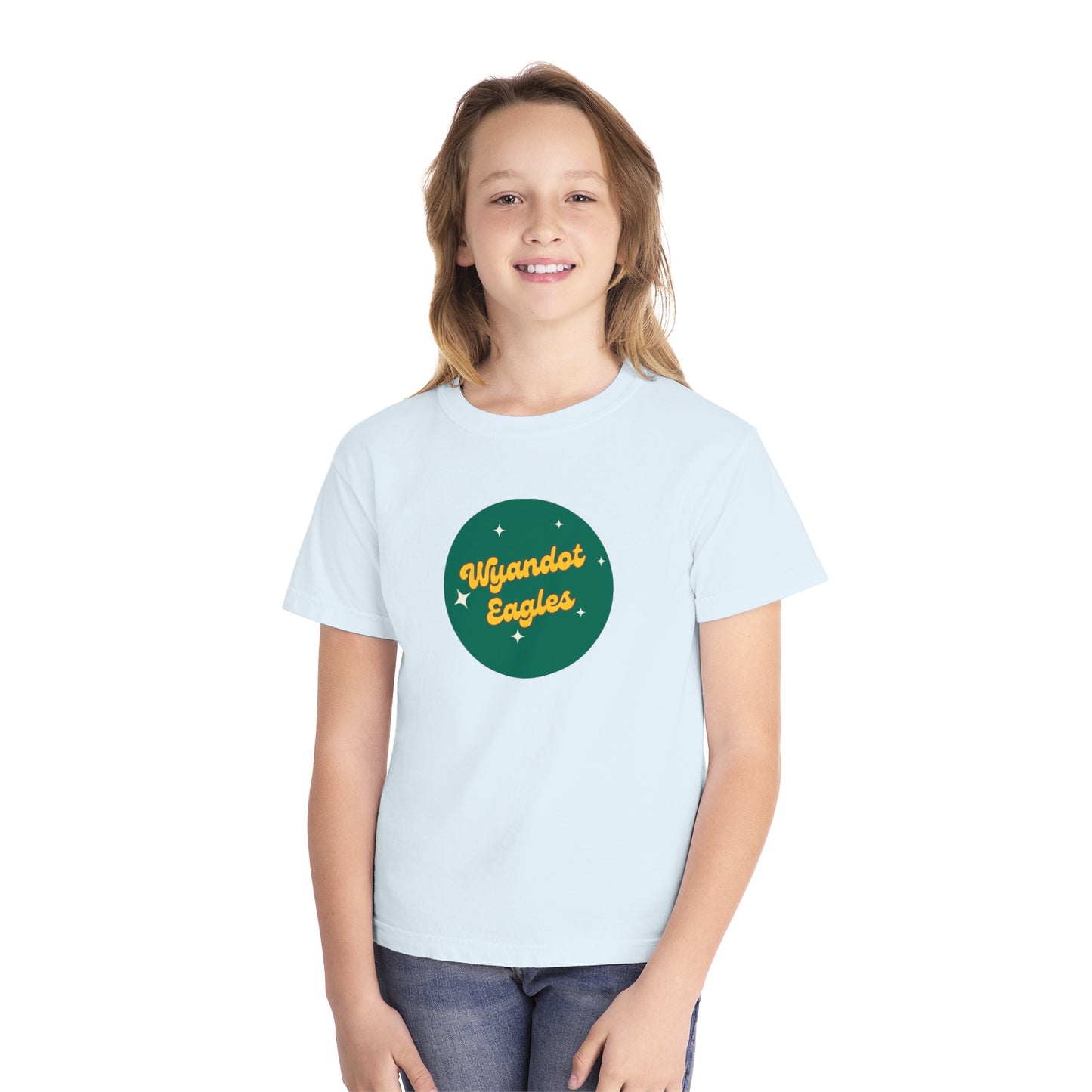 Wyandot Eagles Retro Youth Midweight Tee