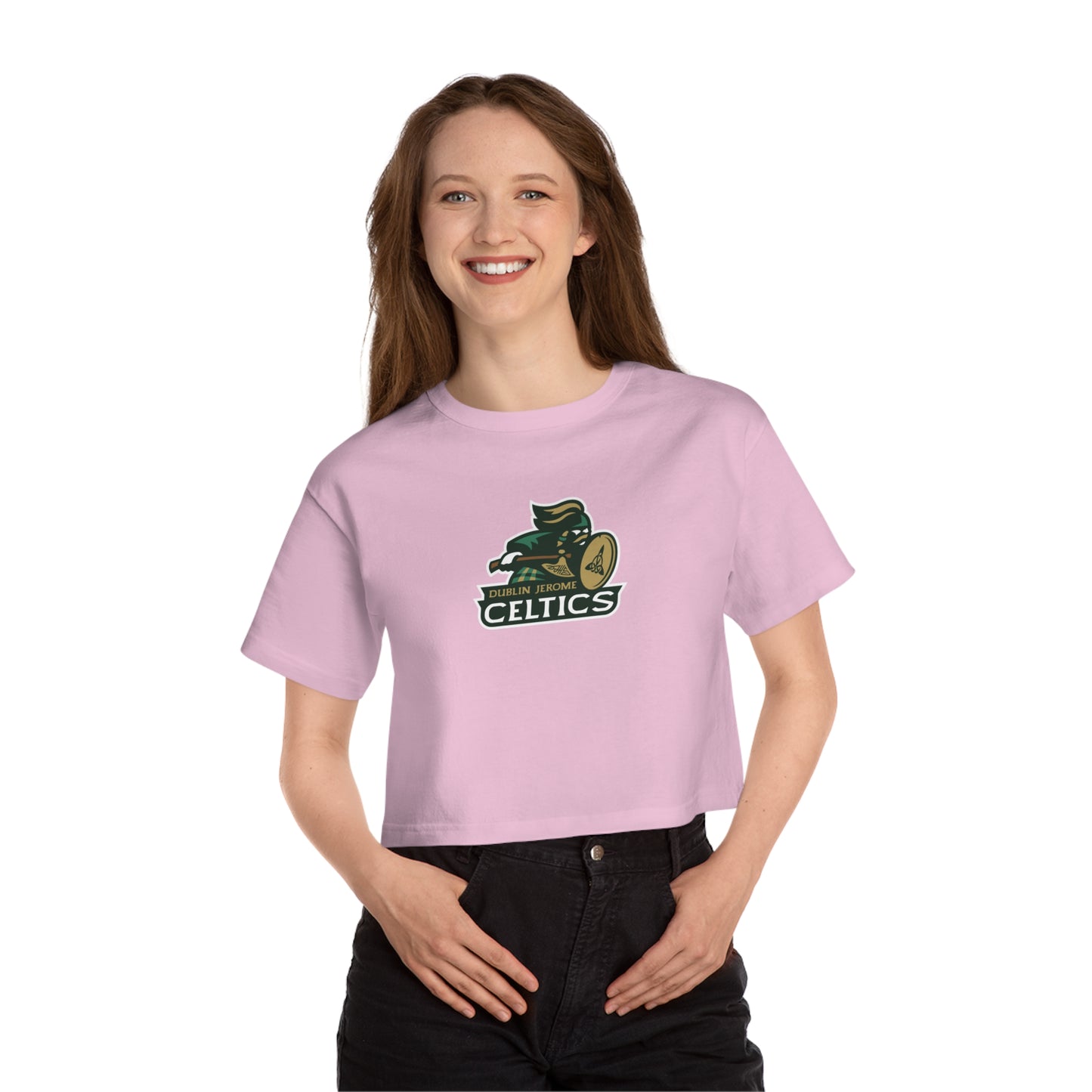 Jerome High School Celtic Warrior Champion Women's Heritage Cropped T-Shirt