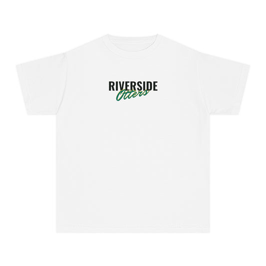 Riverside Otters Script Youth Midweight Tee