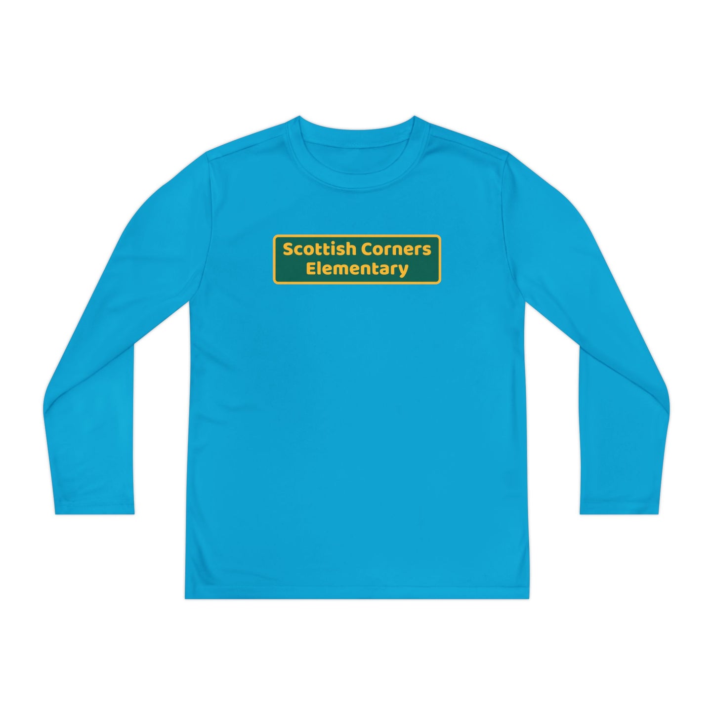 Scottish Corners Blackboard Youth Long Sleeve Competitor Tee