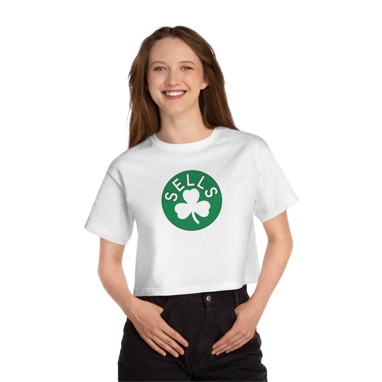 Sells Middle School Champion Women's Heritage Cropped T-Shirt