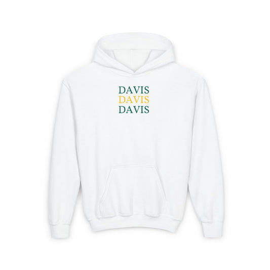 Davis Triple Threat Youth Heavy Blend Hooded Sweatshirt