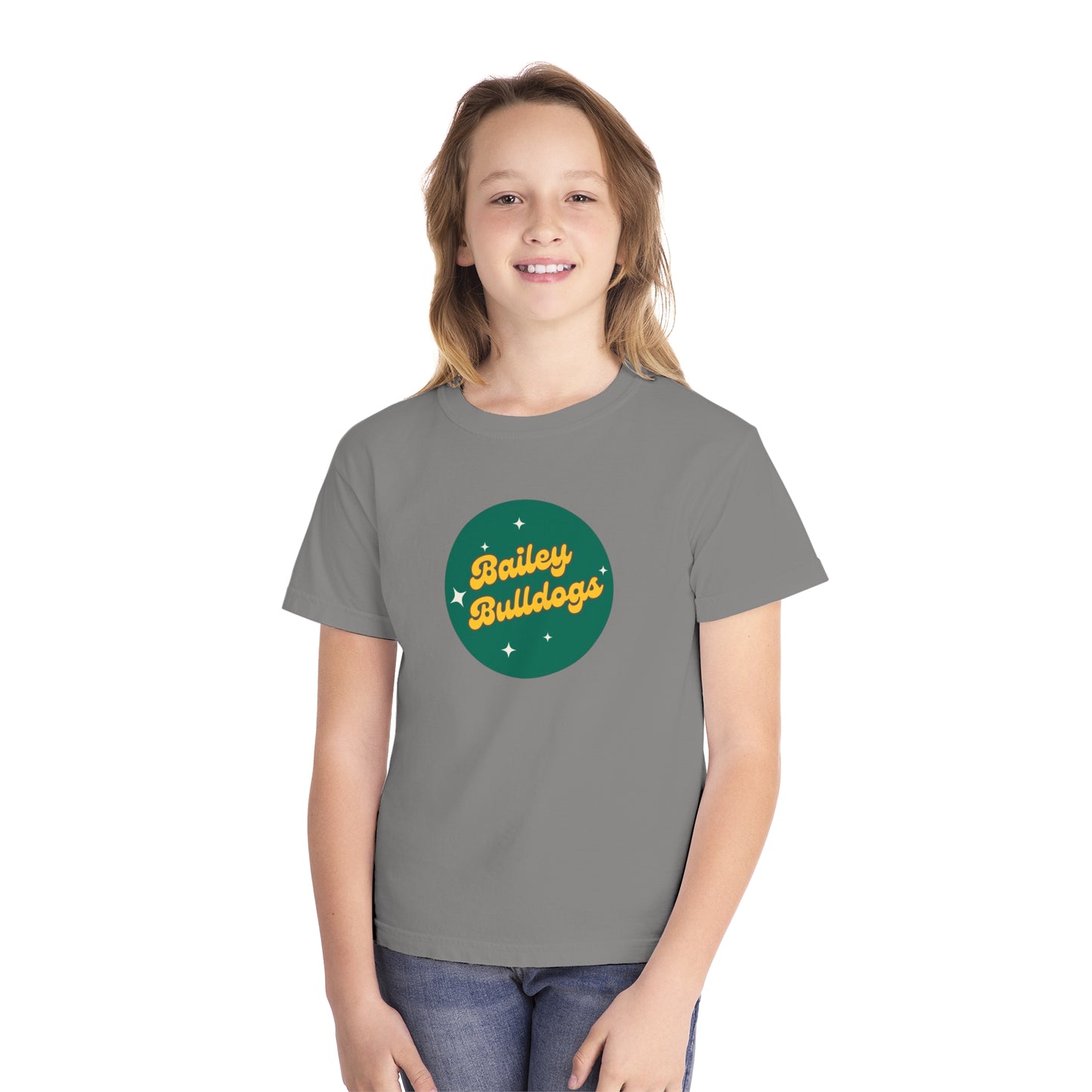 Bailey Bulldogs Retro Youth Midweight Tee