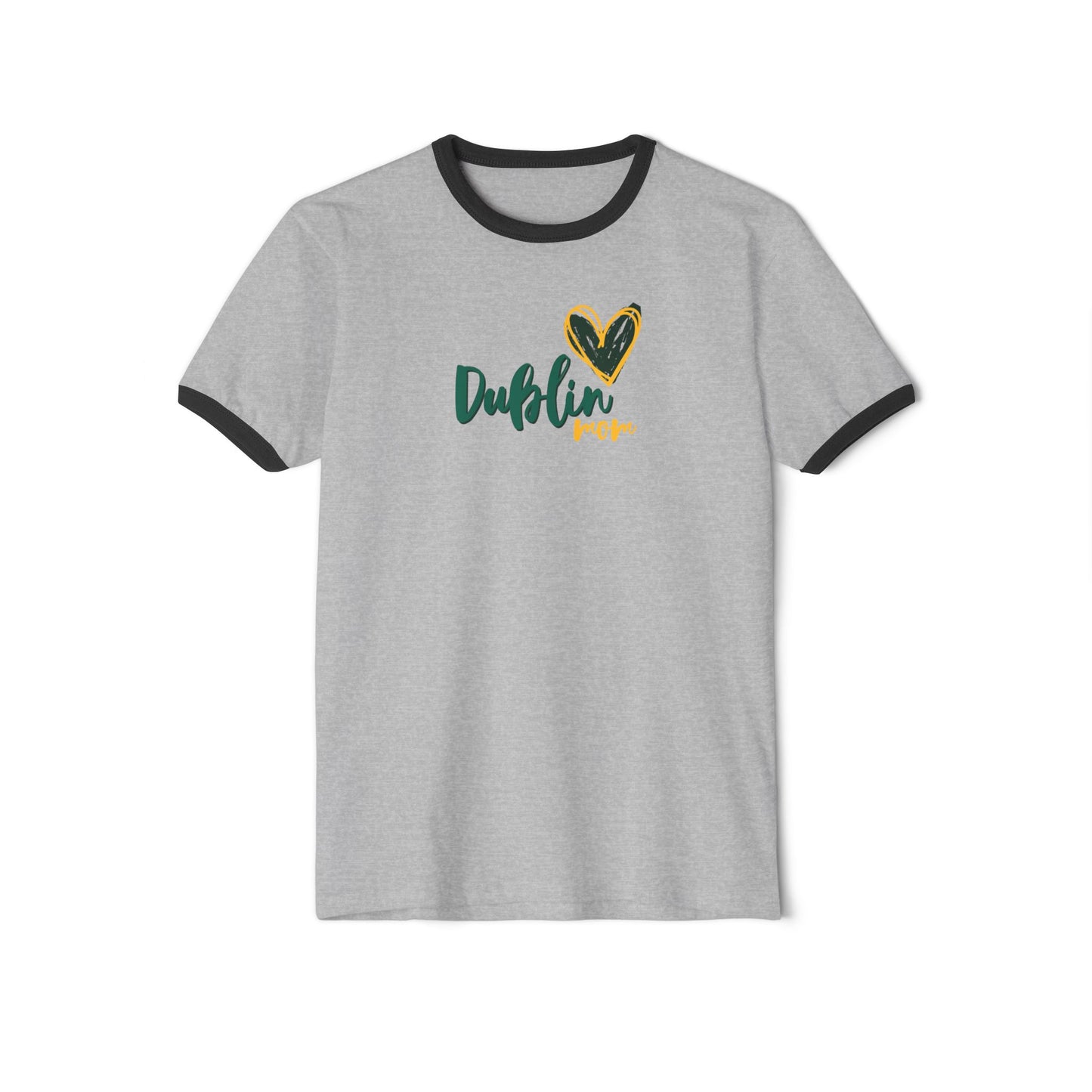 Dublin Mom Unisex Fit Cotton Ringer T-Shirt