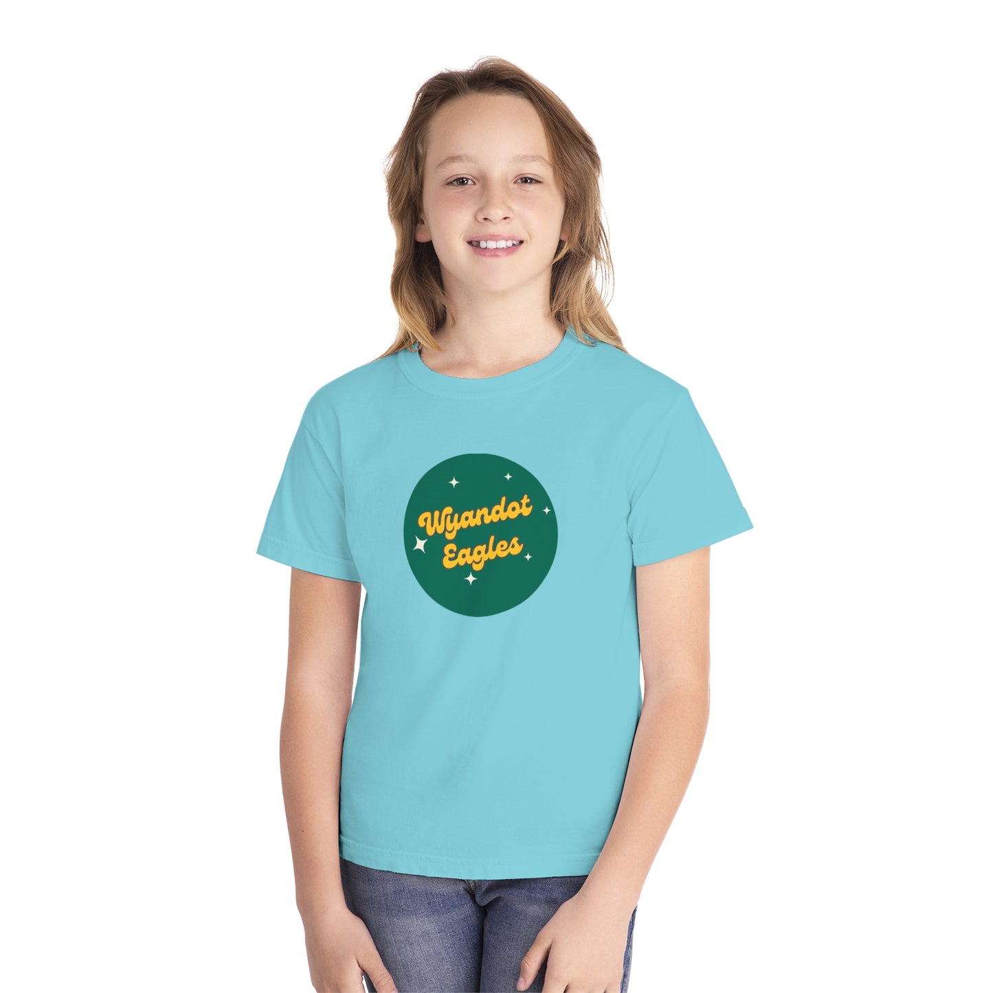 Wyandot Eagles Retro Youth Midweight Tee