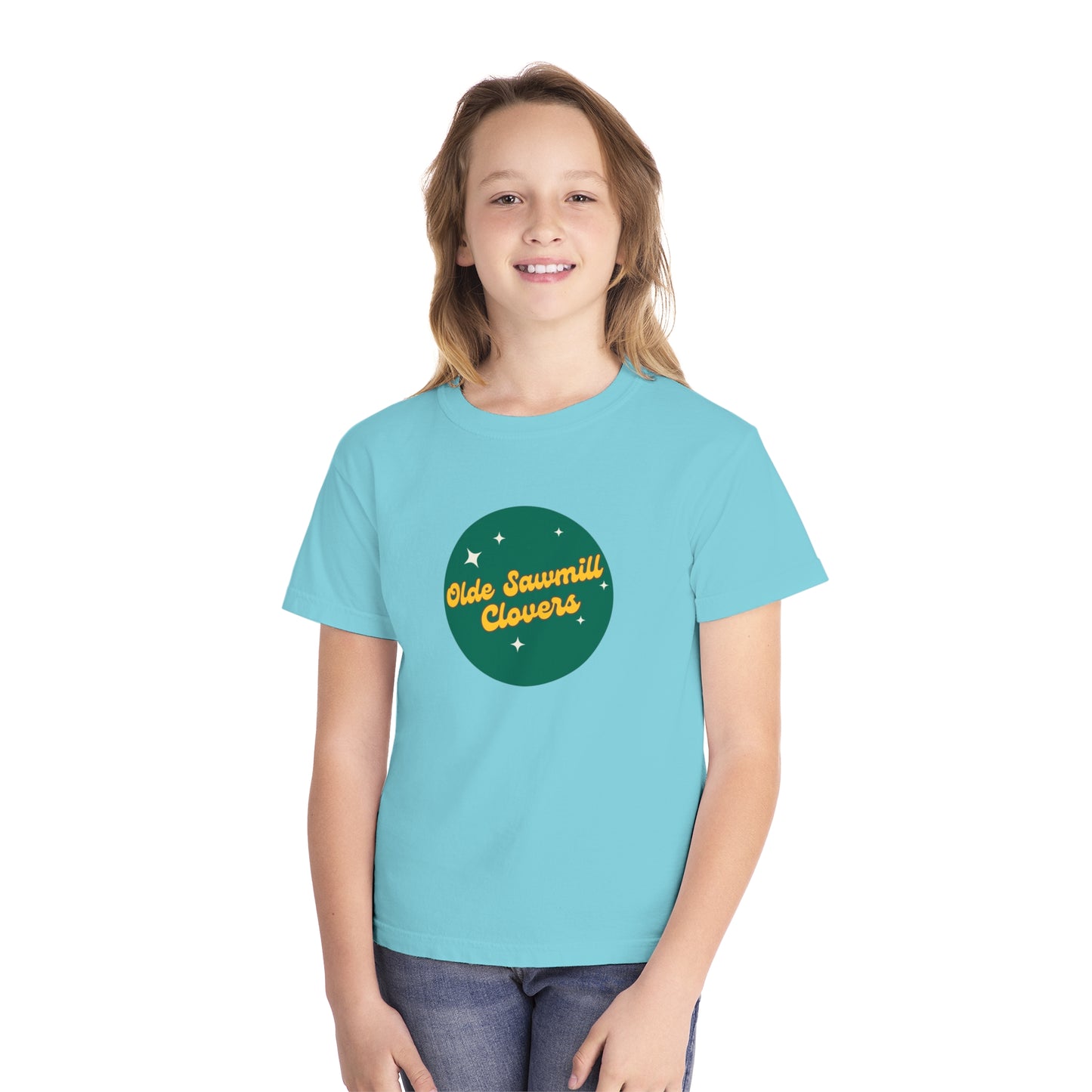 Olde Sawmill Clovers Retro Youth Midweight Tee