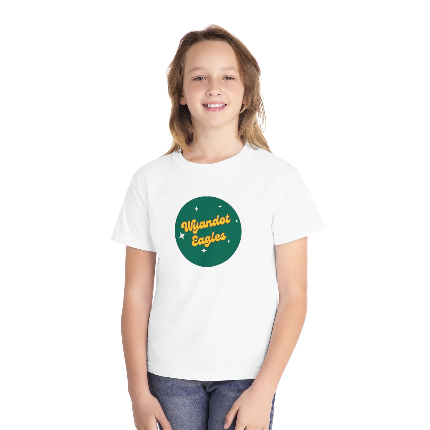 Wyandot Eagles Retro Youth Midweight Tee